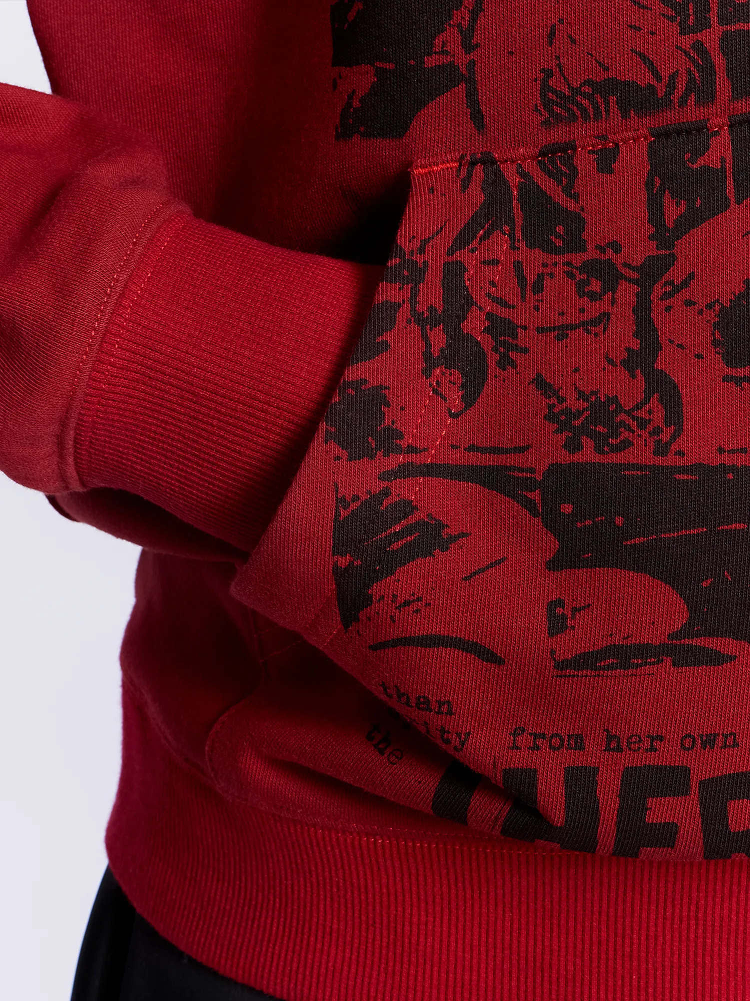 Худи JUNTAE KIM 'There Was A Punk' Red