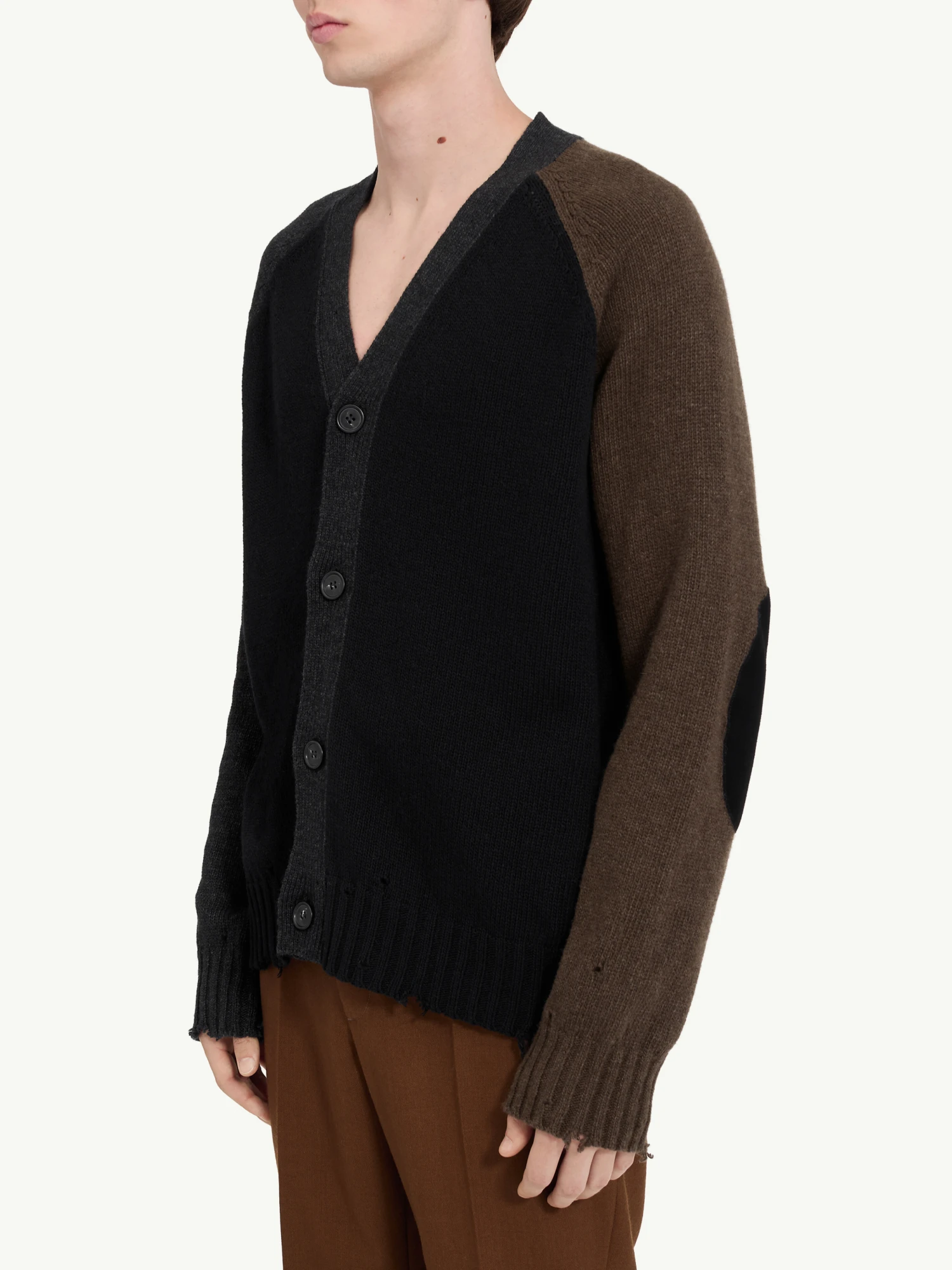 Кардиган MM6 Maison Margiela Color Block Black
