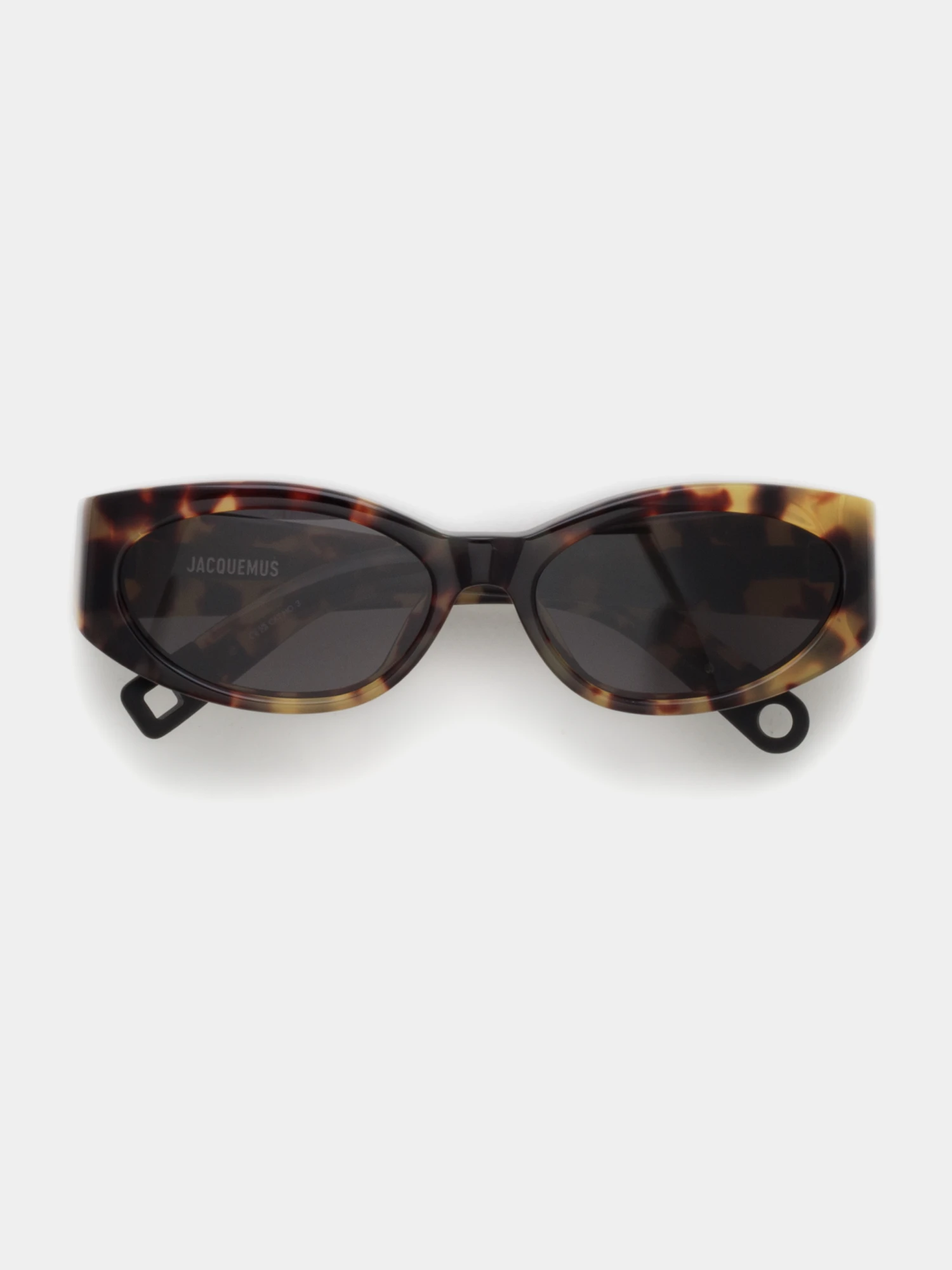Очки JACQUEMUS Ovalo Matt Black and Grey