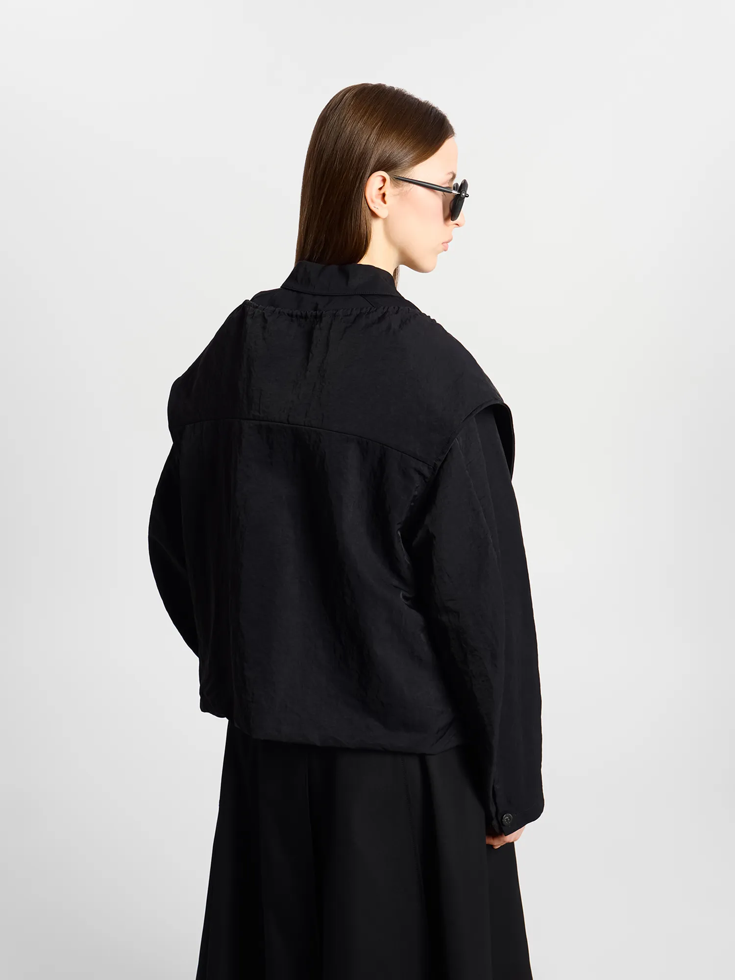 Женская ветровка EPINGLER Shirring Outshirts Black