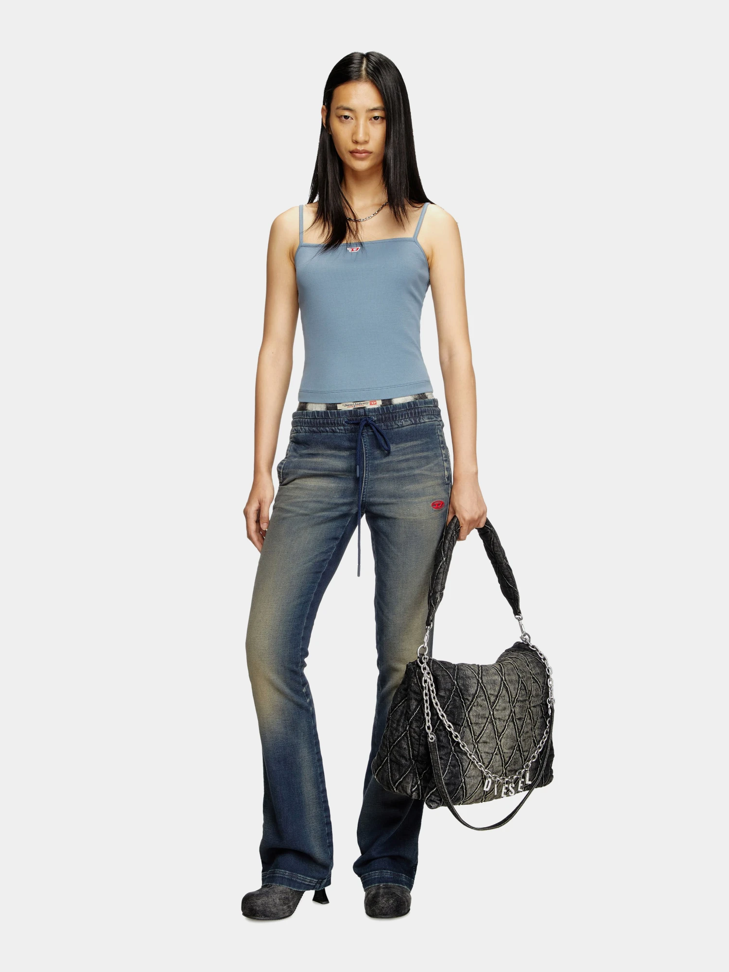 Женская майка Diesel T-Hop-D Top Blue