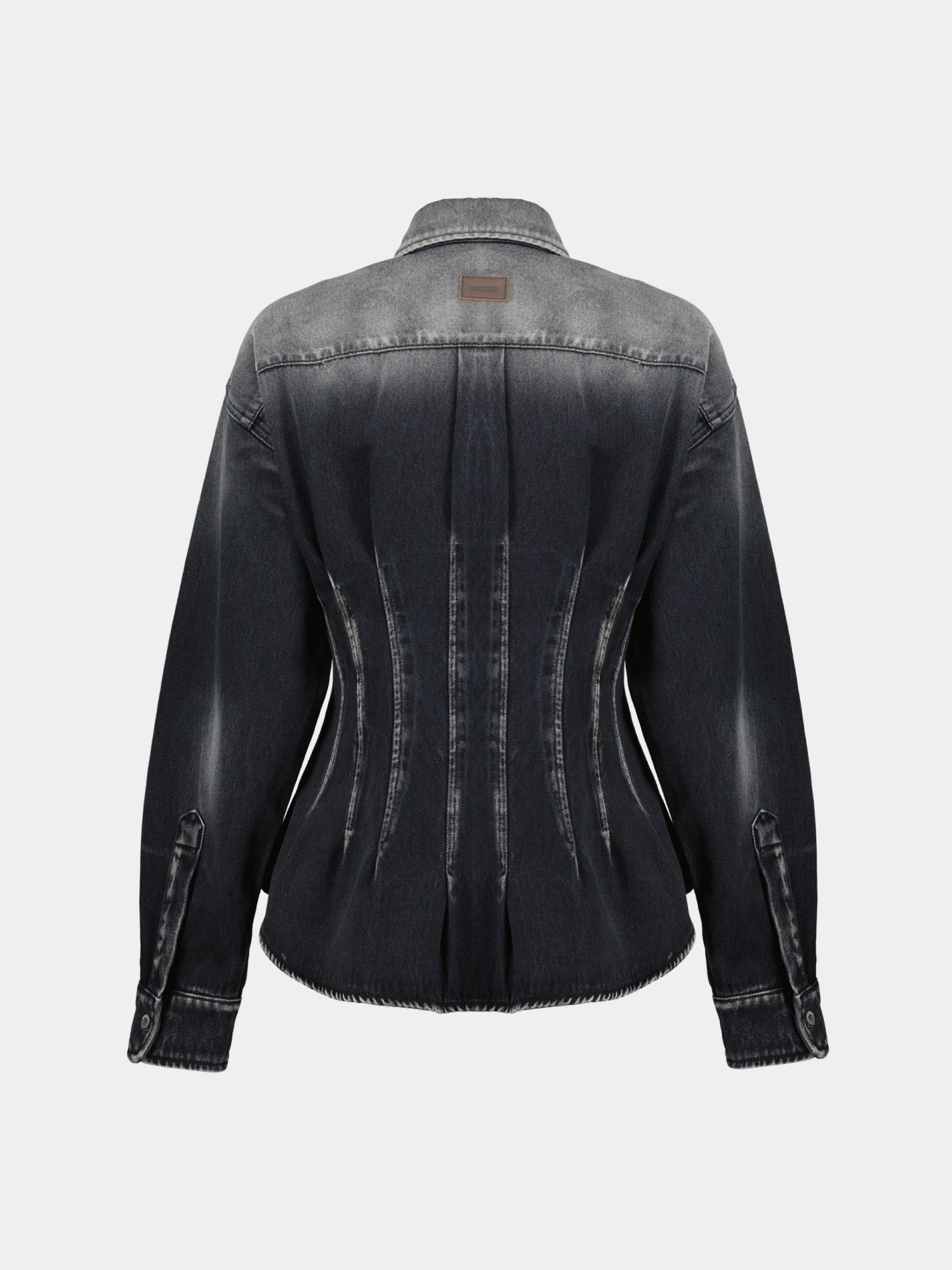 Женская рубашка MOSCHINO Denim Shirt Black