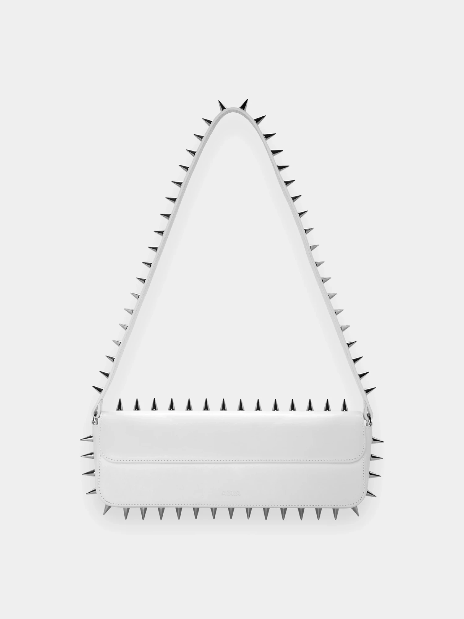 Женская сумка ABRA Spike Baguette White