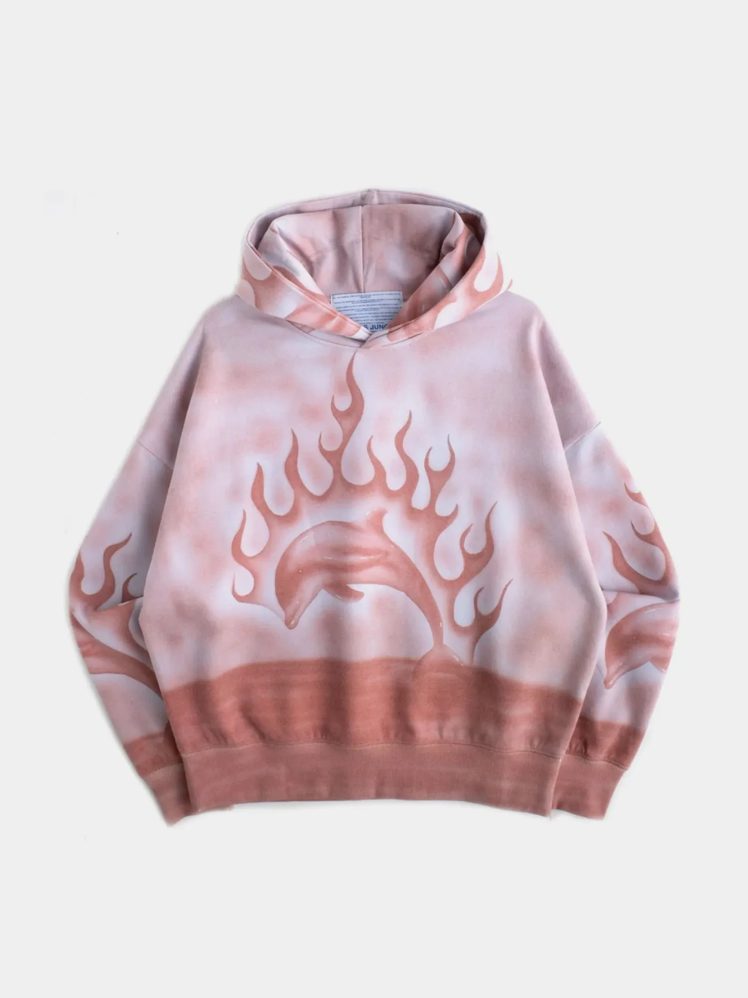 Худи Jungles Jungles Flaming Dolphin Airbrush Pink