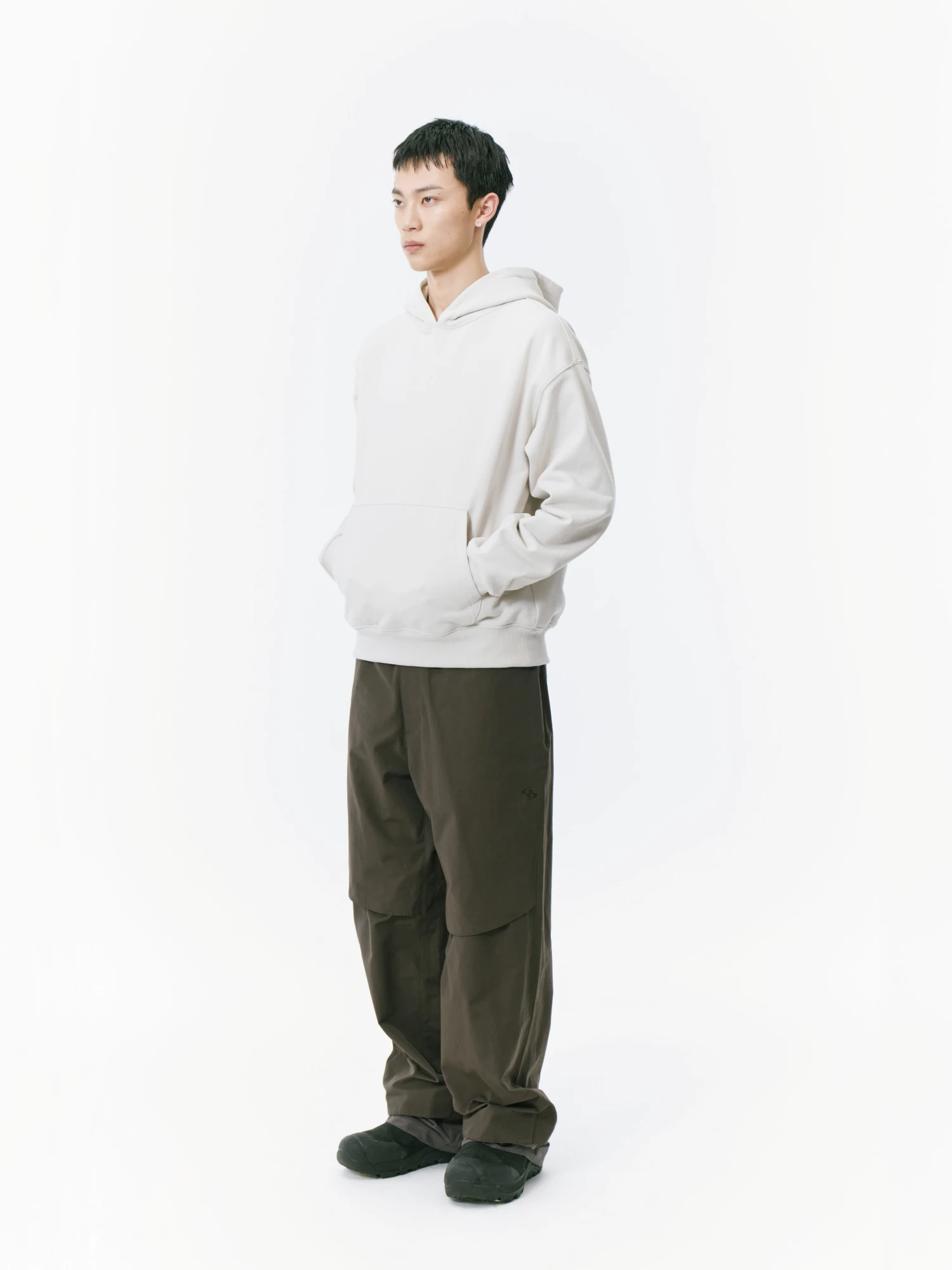 Худи SAN SAN GEAR Logo Hoodie Light Grey