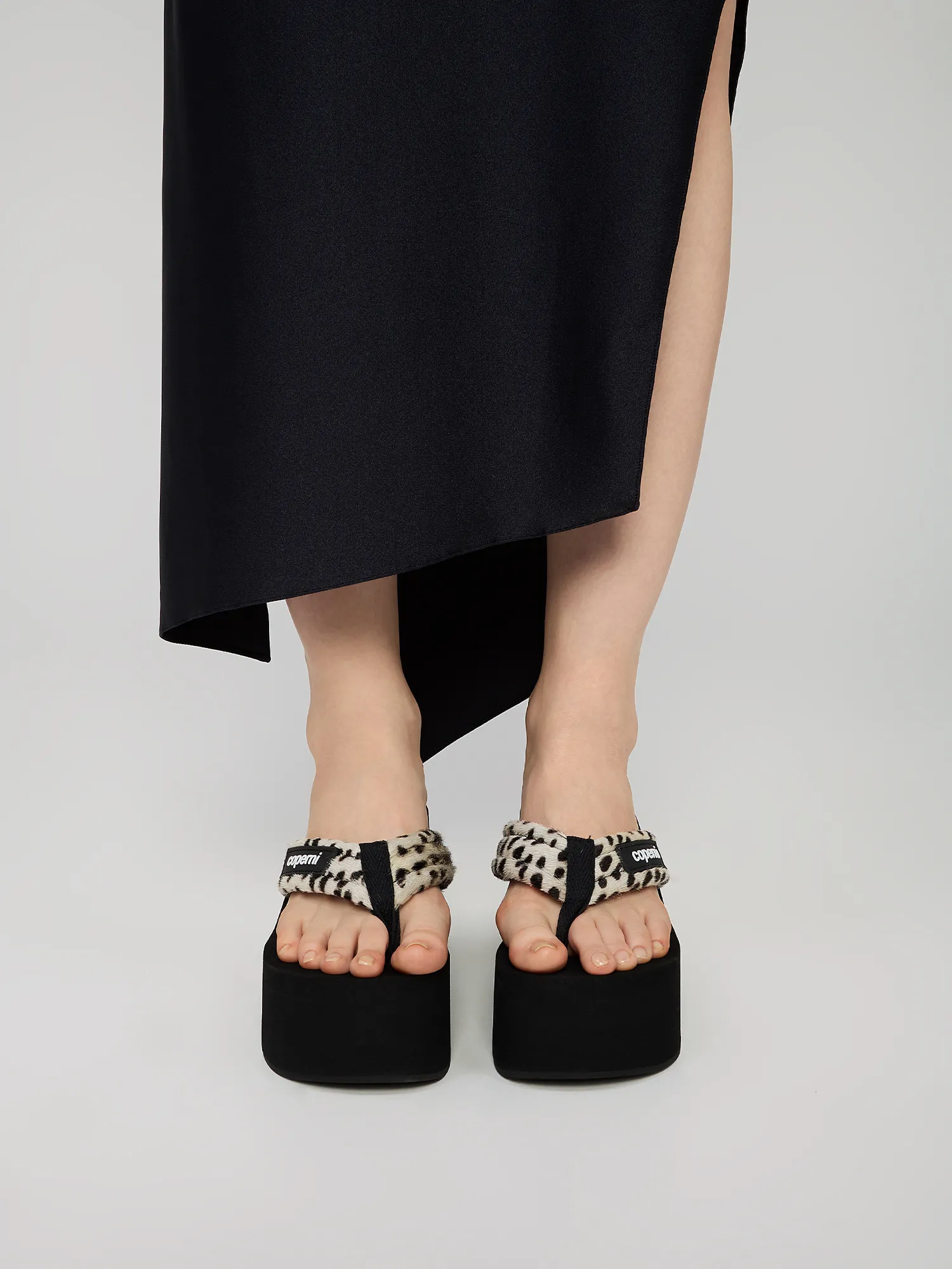 Женские сандалии Coperni Wedges White/Black