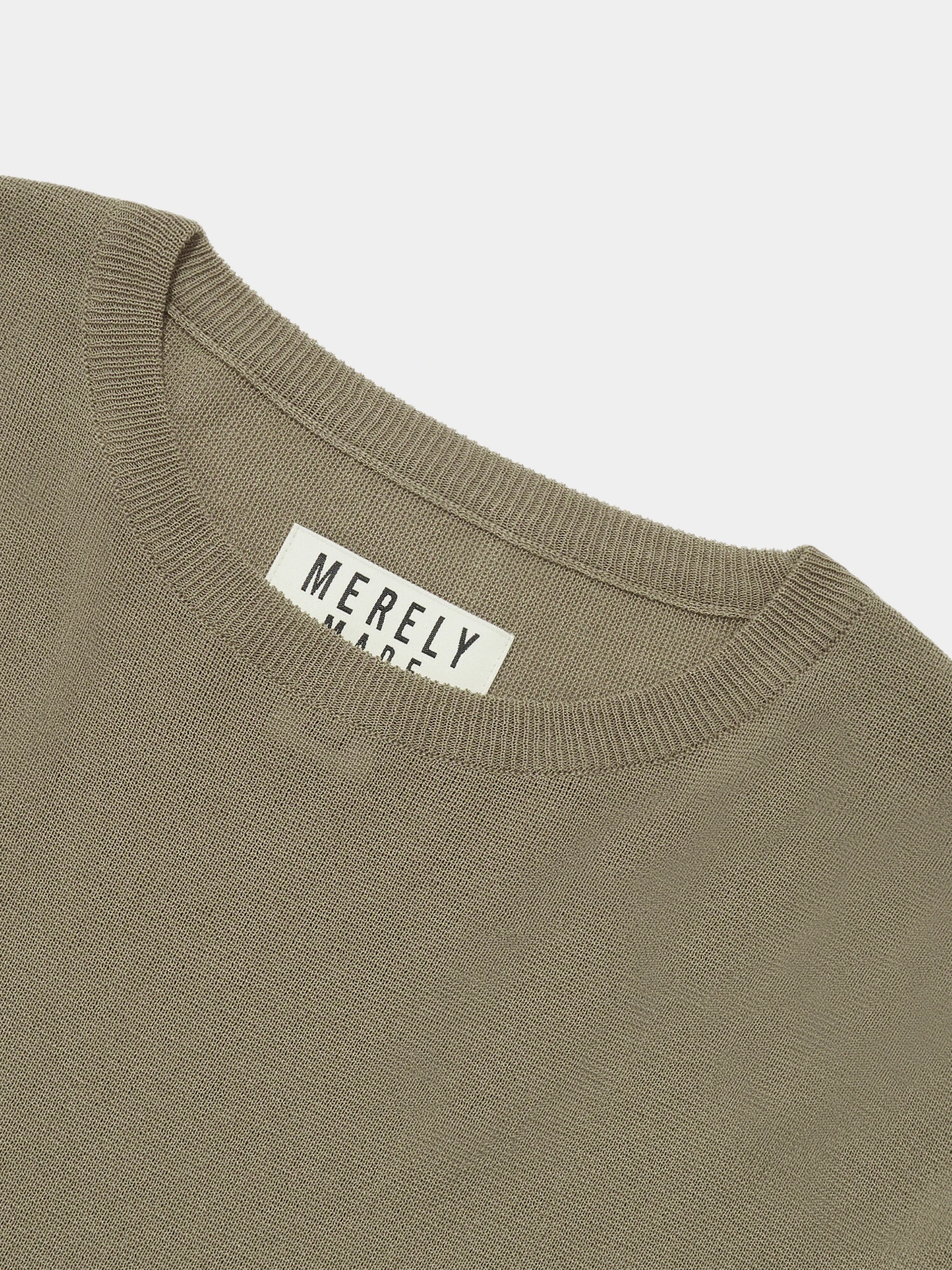 Лонгслив MERELY MADE Premium Wide Sleeve ‘Seungmu’ Ecru Beige