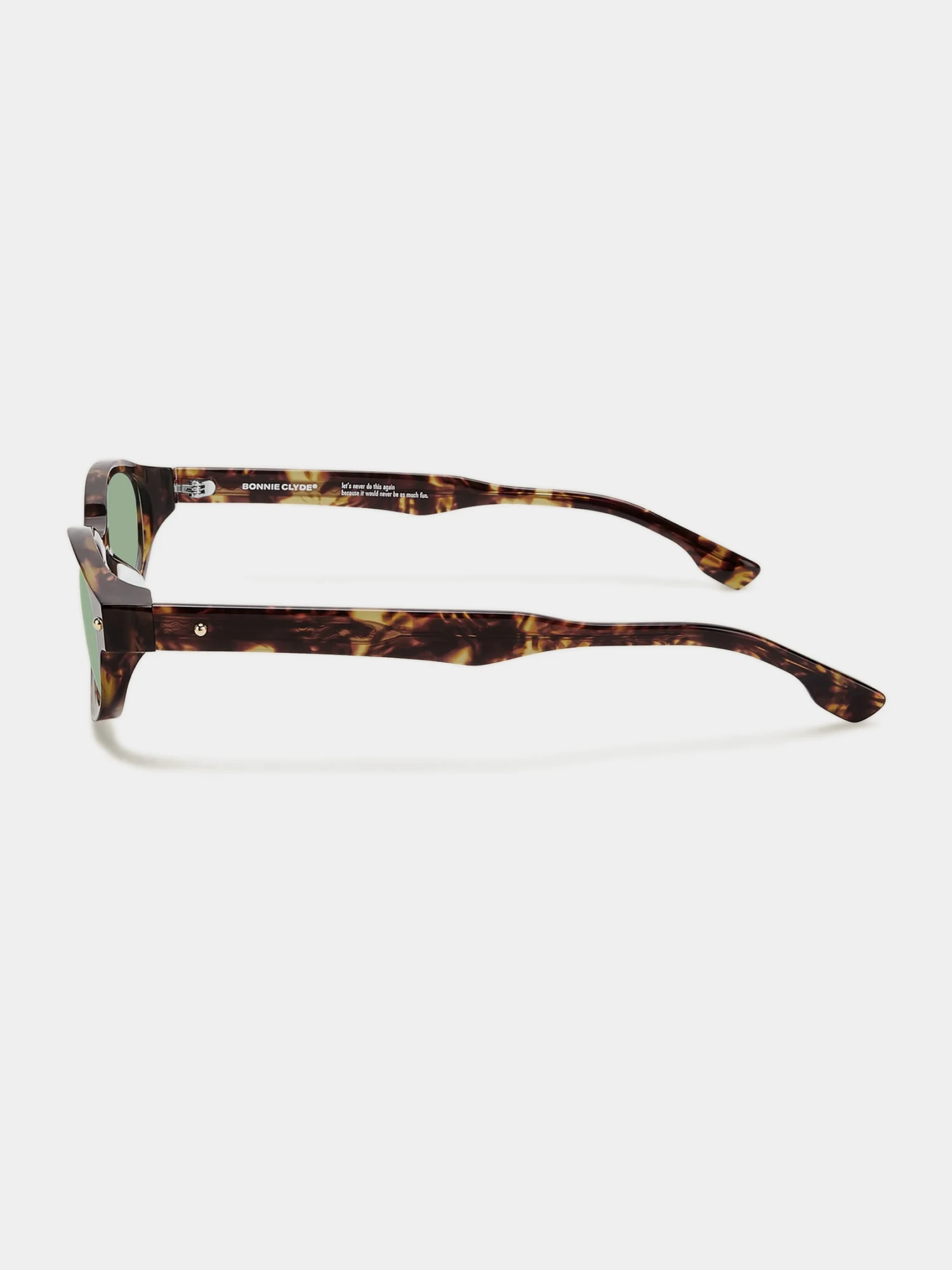 Очки Bonnie Clyde Roller Coaster Tortoise & Green Tint