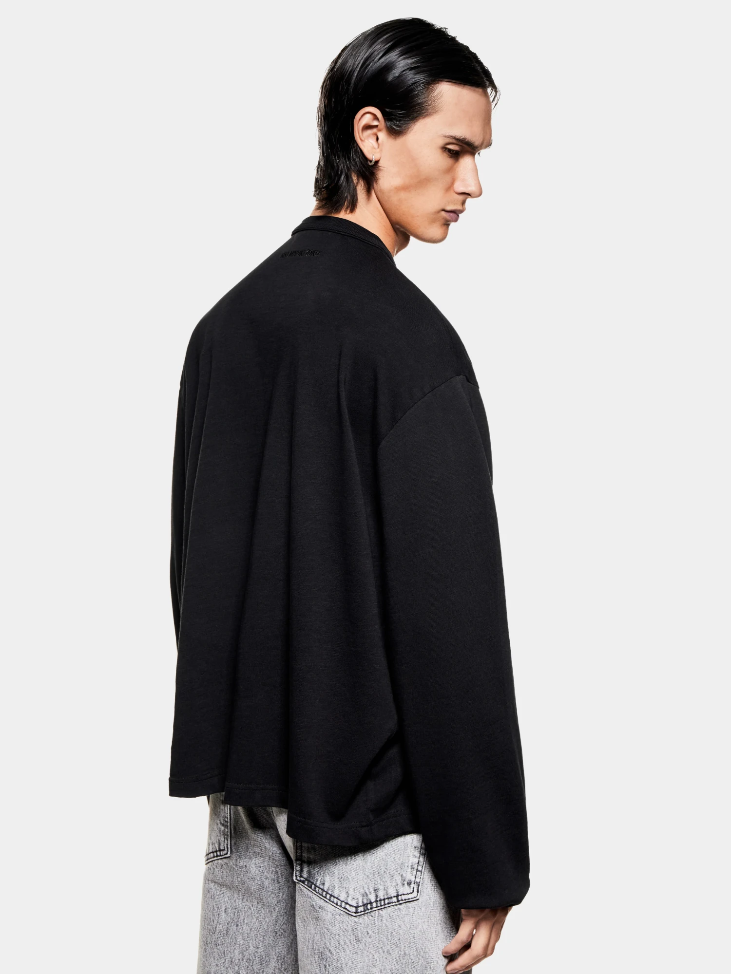 Лонгслив MKI MIYUKI ZOKU 220 Gsm Slub Black