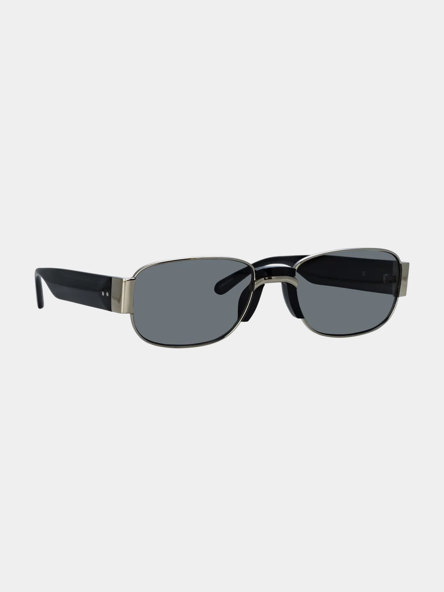 Очки Dries Van Noten x Linda Farrow Frame Nickel/Black