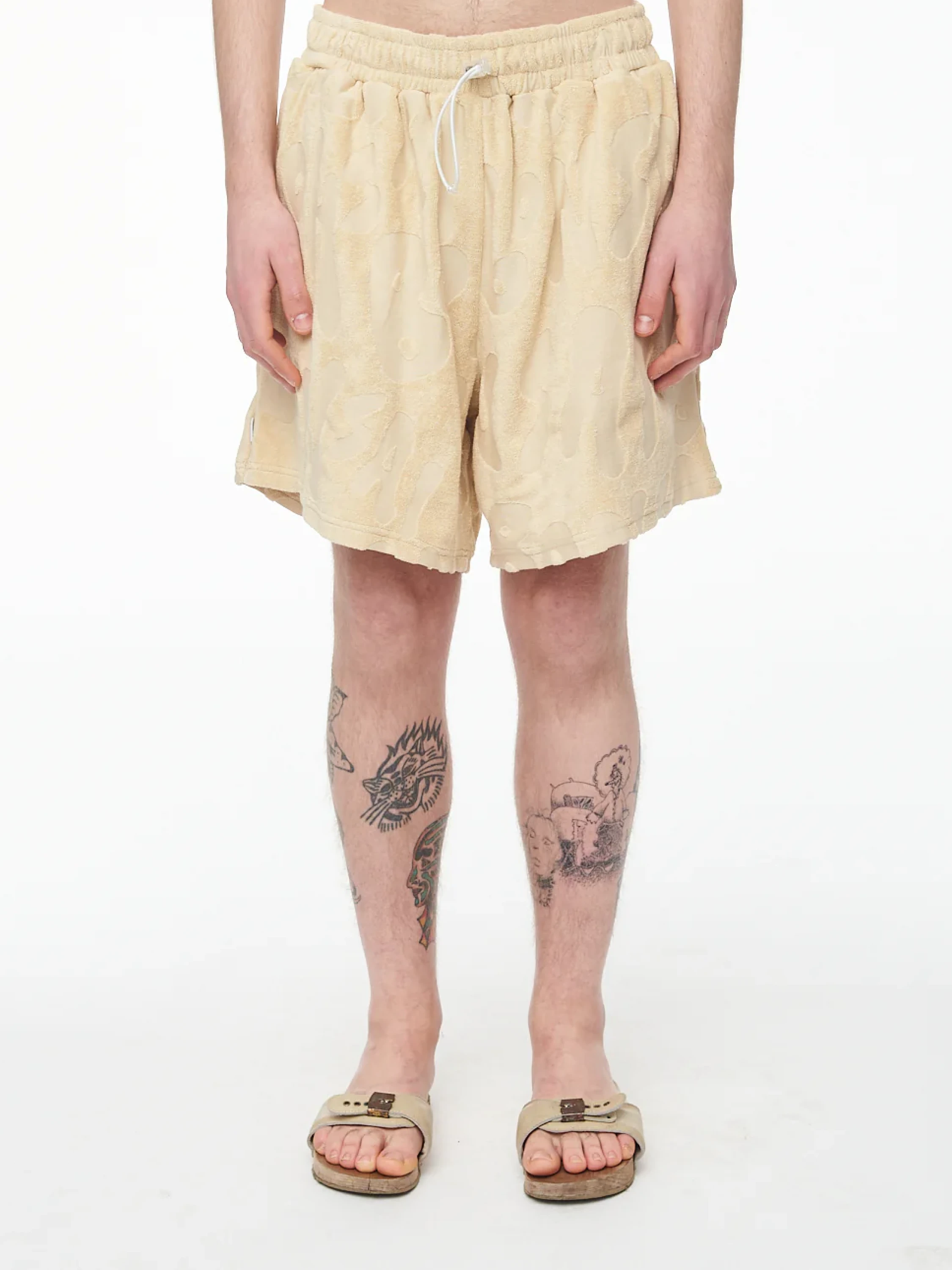 Шорты BONSAI Terry Short Basketball Fit Almond Oil