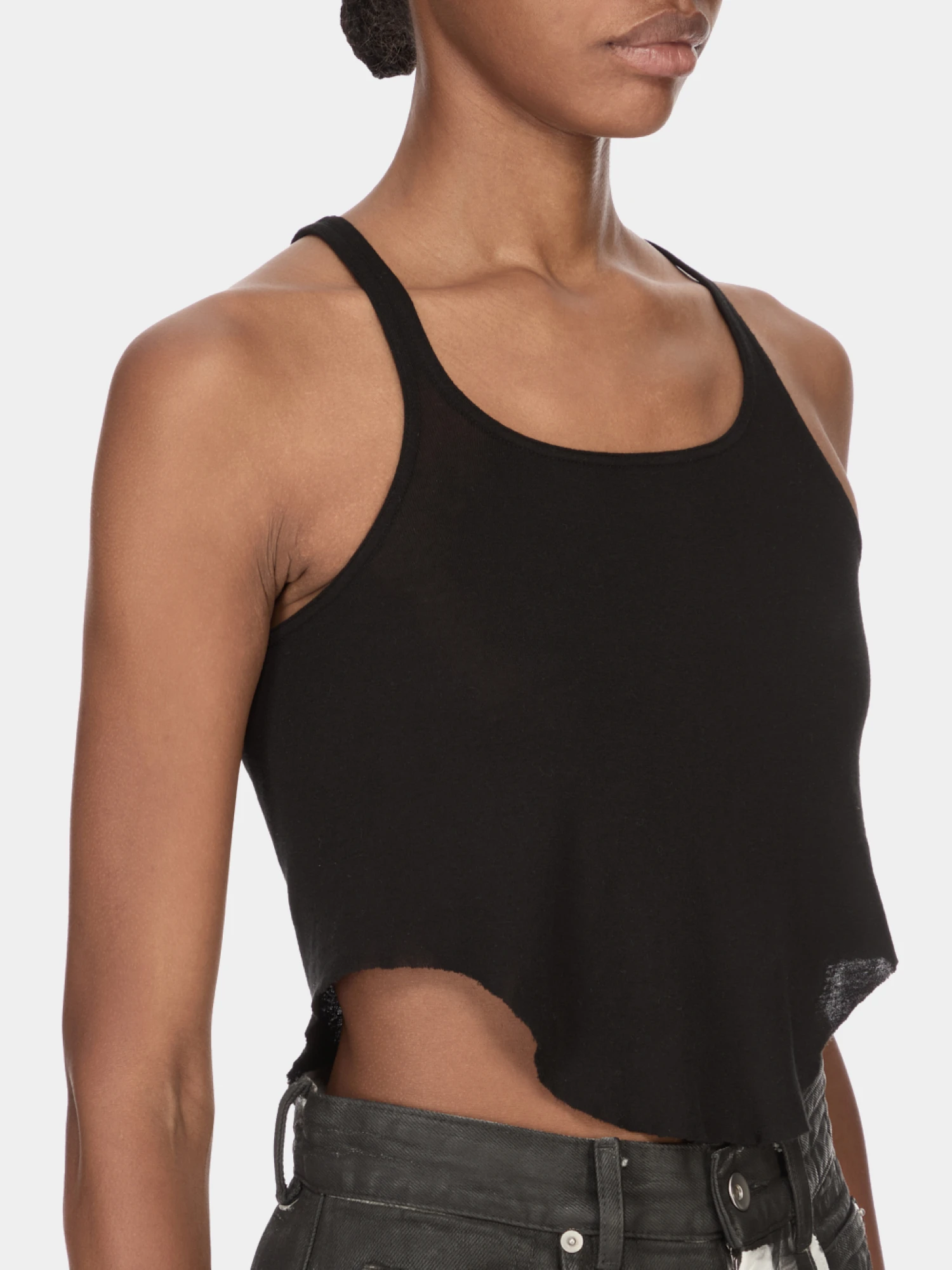 Женский топ RICK OWENS DRKSHDW Temple Basic Cropped Black