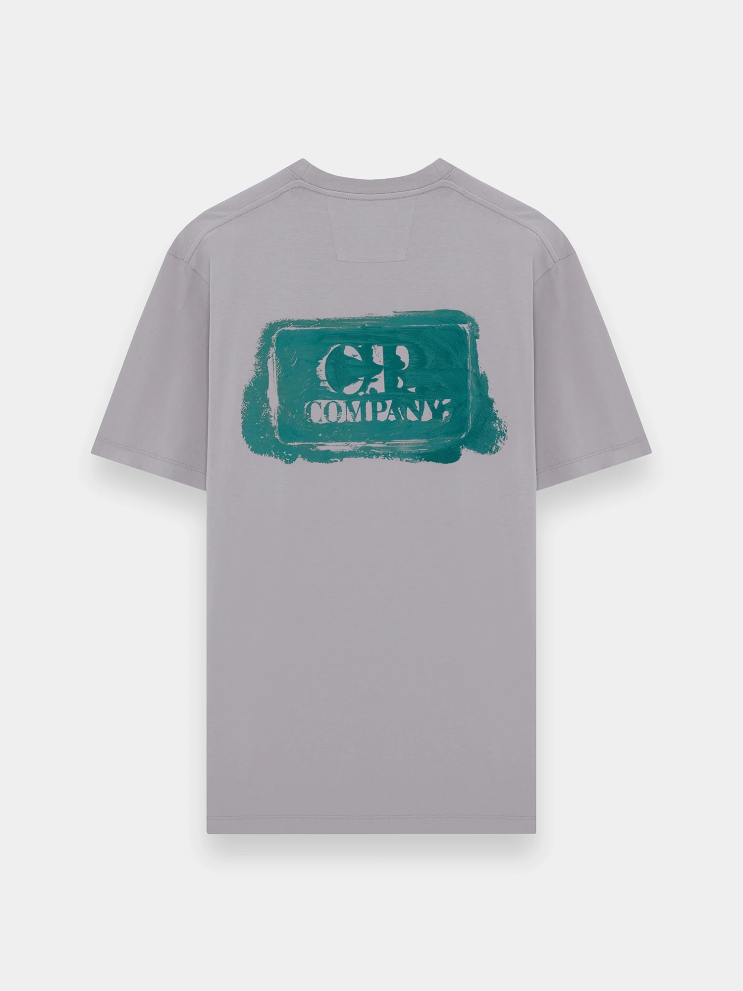 Футболка C.P. Company 30/1 Jersey Graphic Logo Blue Fox