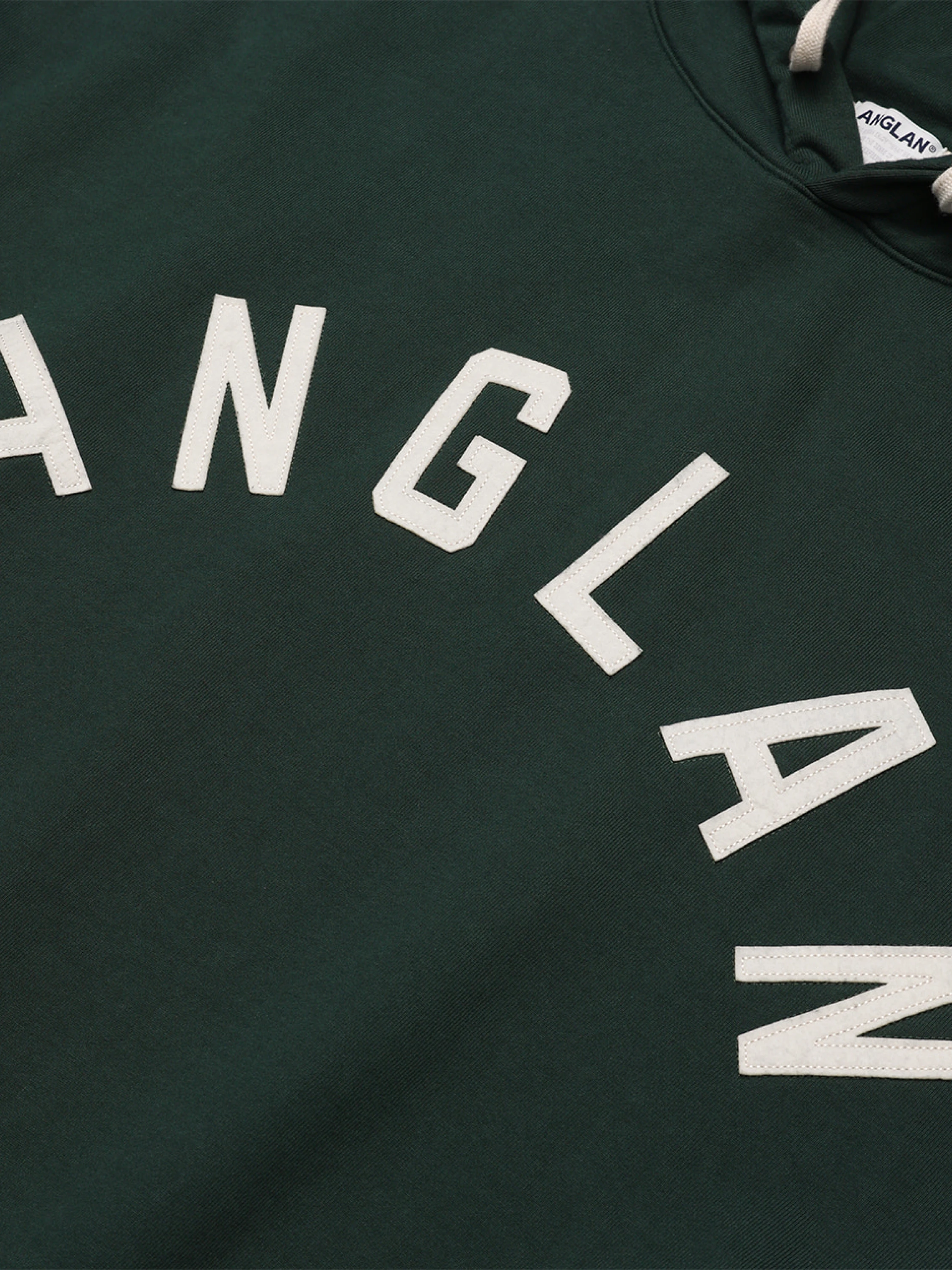 Худи ANGLAN Applique Heavy Sweat Hoodie Green