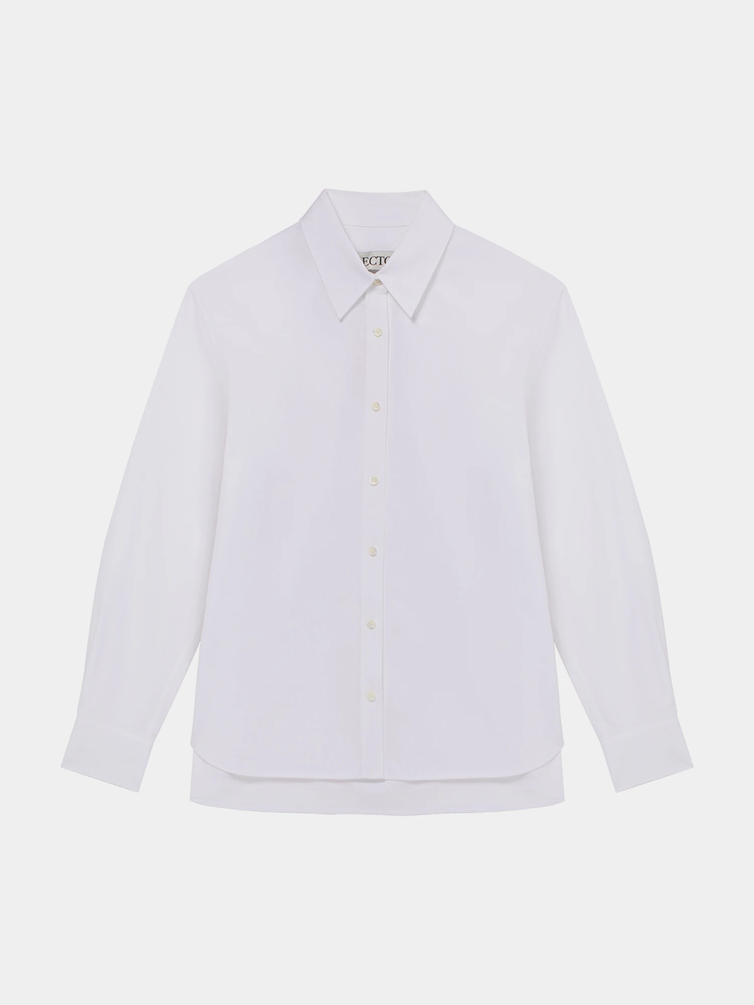 Женская рубашка Recto Ageha Back Pleated Oxford Off White