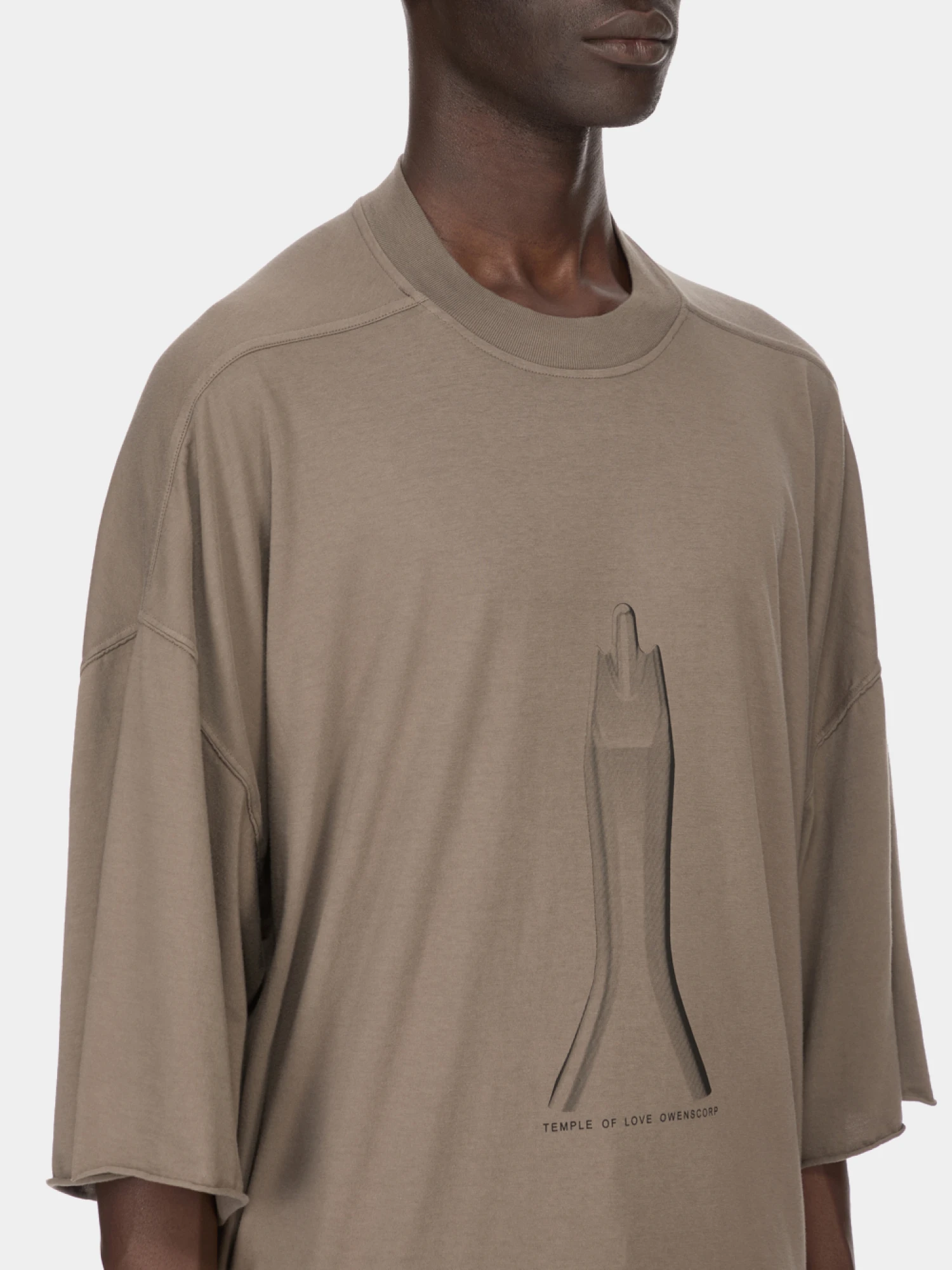 Футболка RICK OWENS DRKSHDW Tommy T Dust/Black