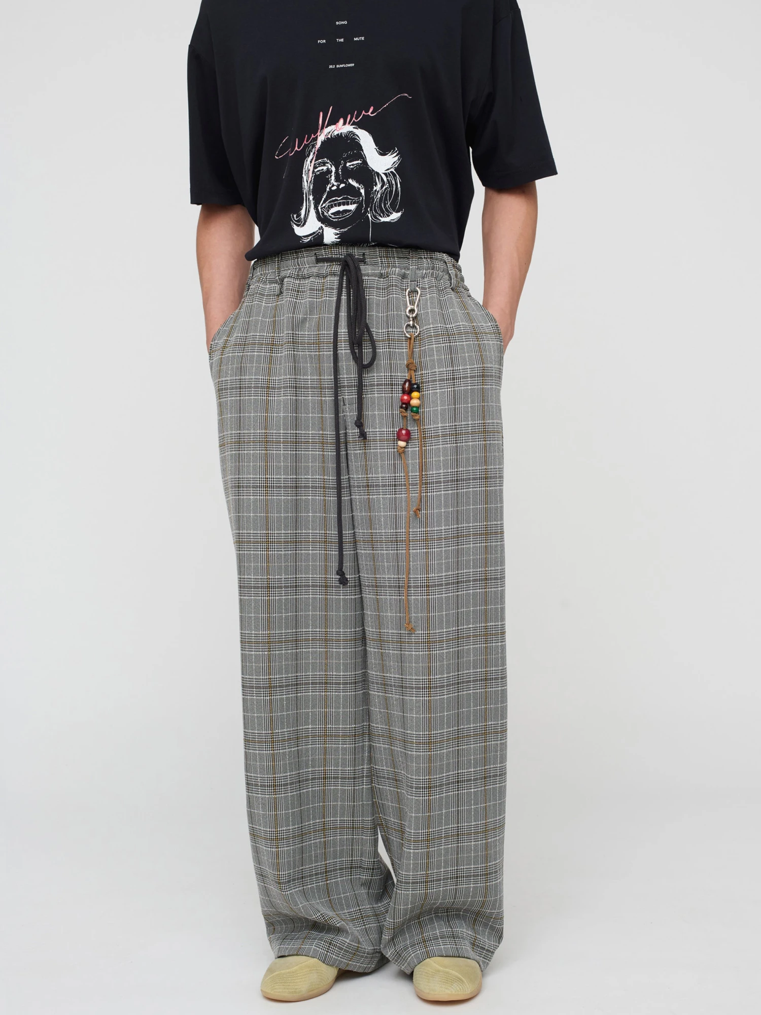 Брюки Song for the Mute Relaxed Lounge Vintage Check Grey