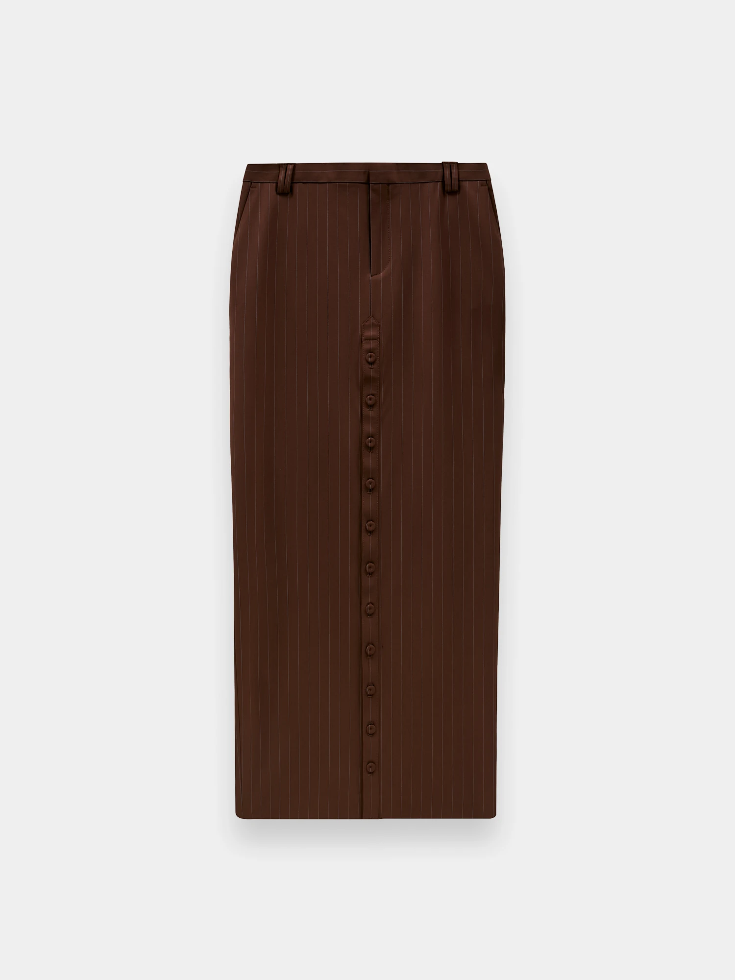 Женская юбка Jean Paul Gaultier Tailoring Pinstriped Brown/Light Blue