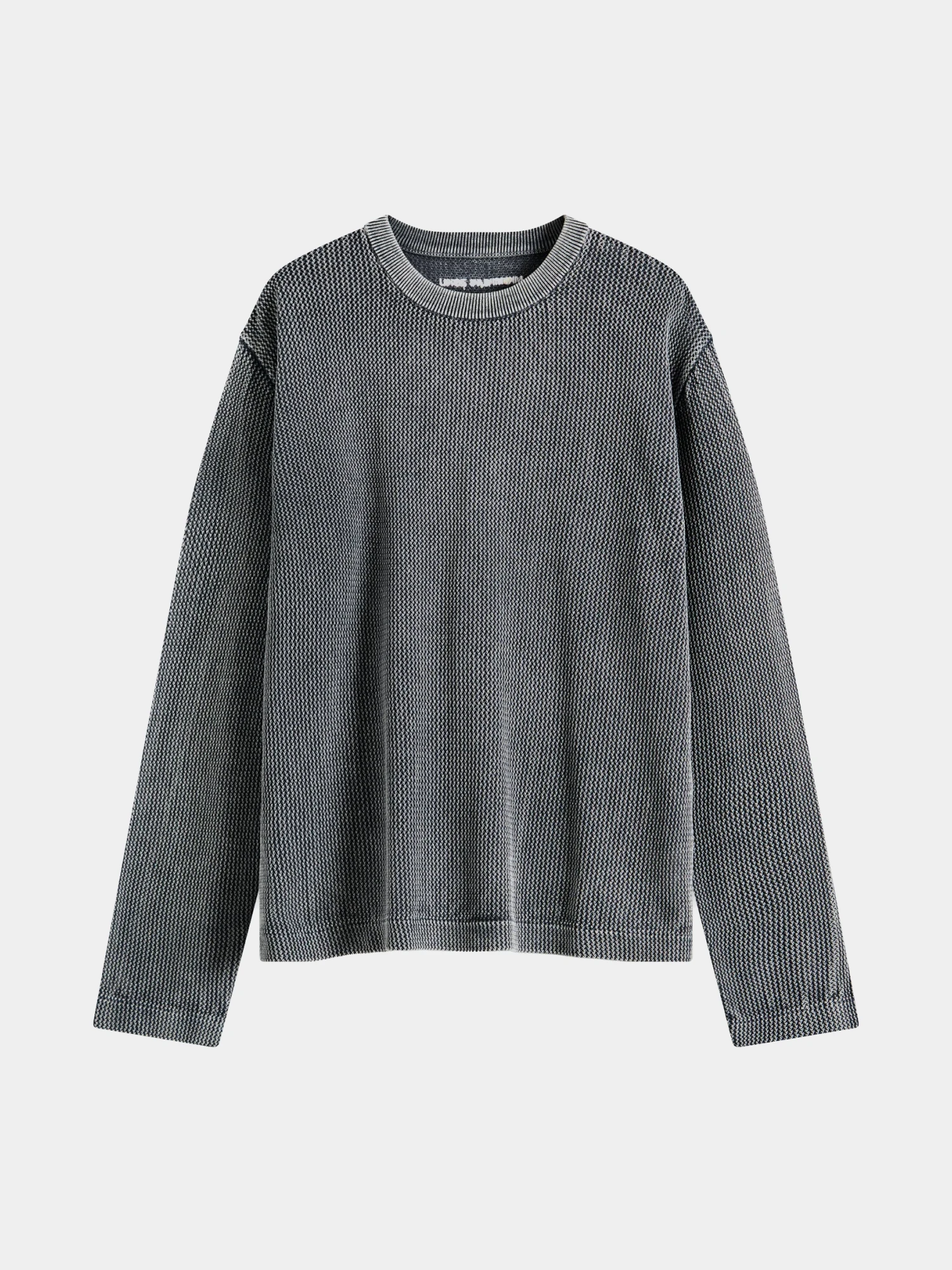 Лонгслив MKI MIYUKI ZOKU Pigment Black Loose Gauge L/S