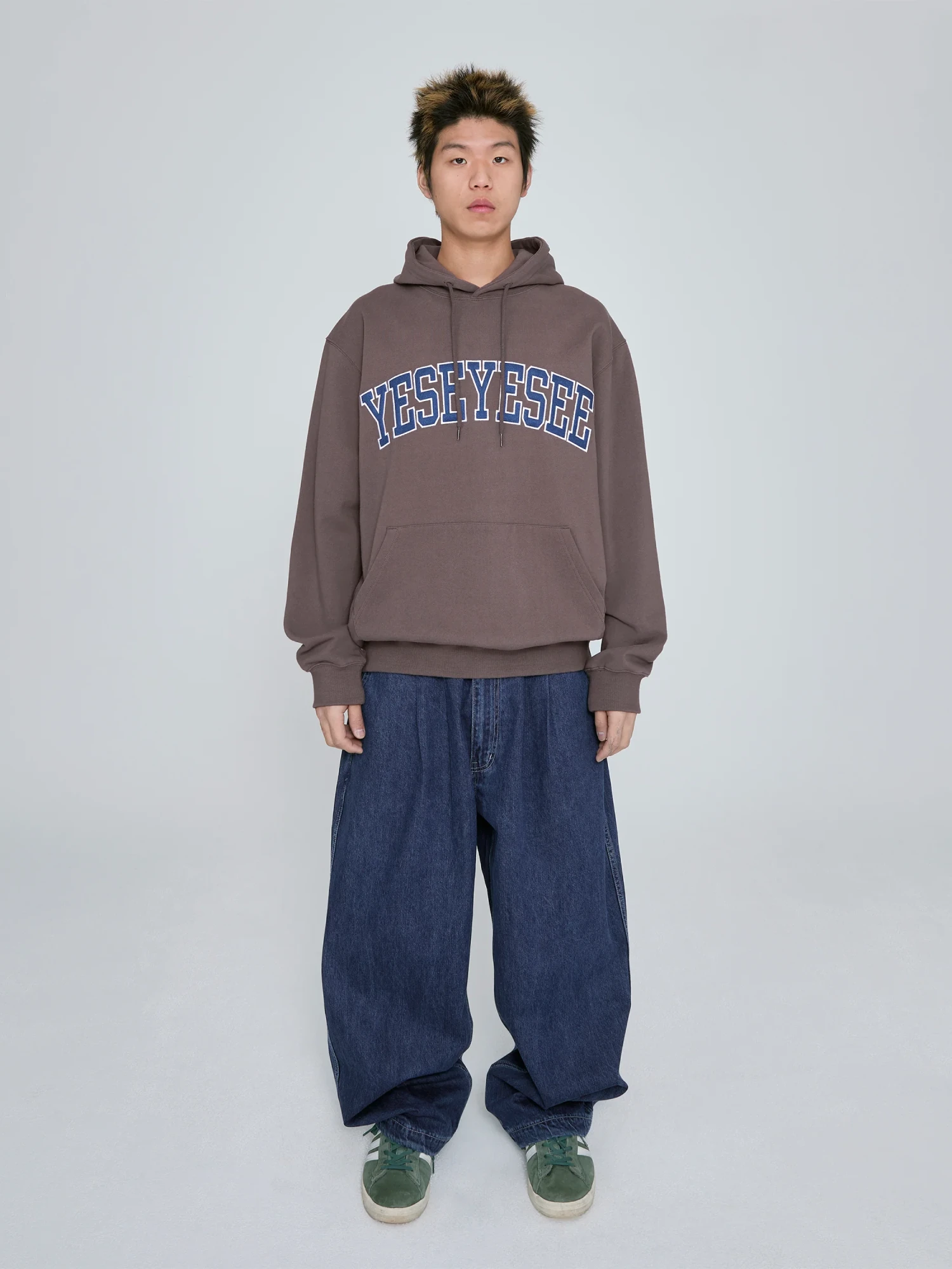 Худи YESEYESEE Arch Logo Hoodie Cocoa