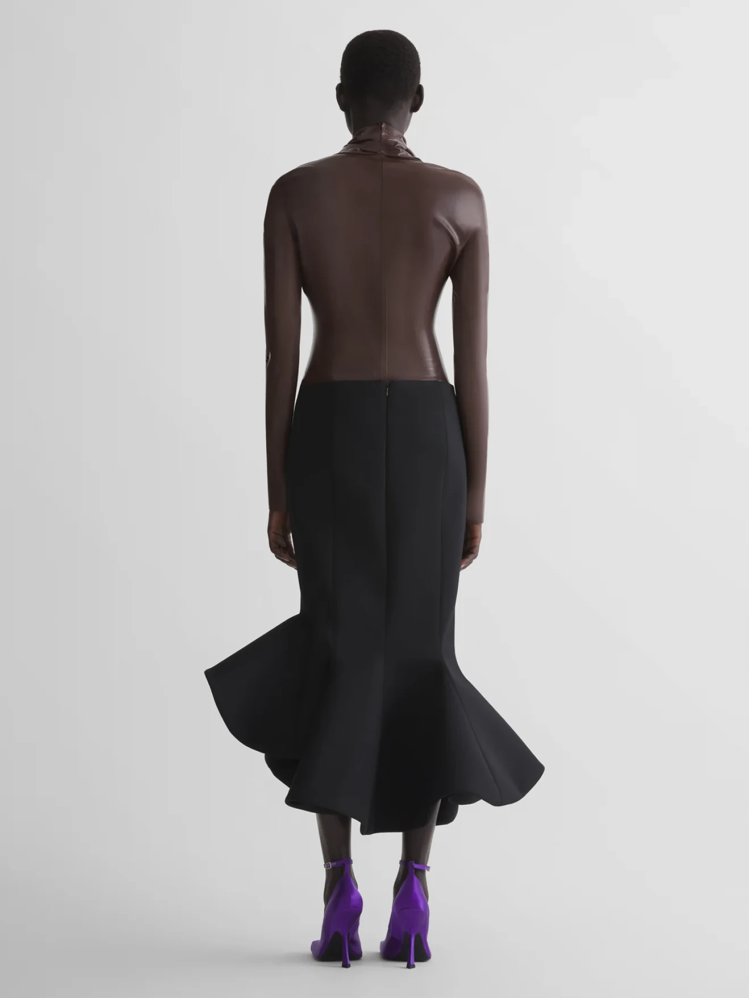 Женская юбка MUGLER Mermaid Black
