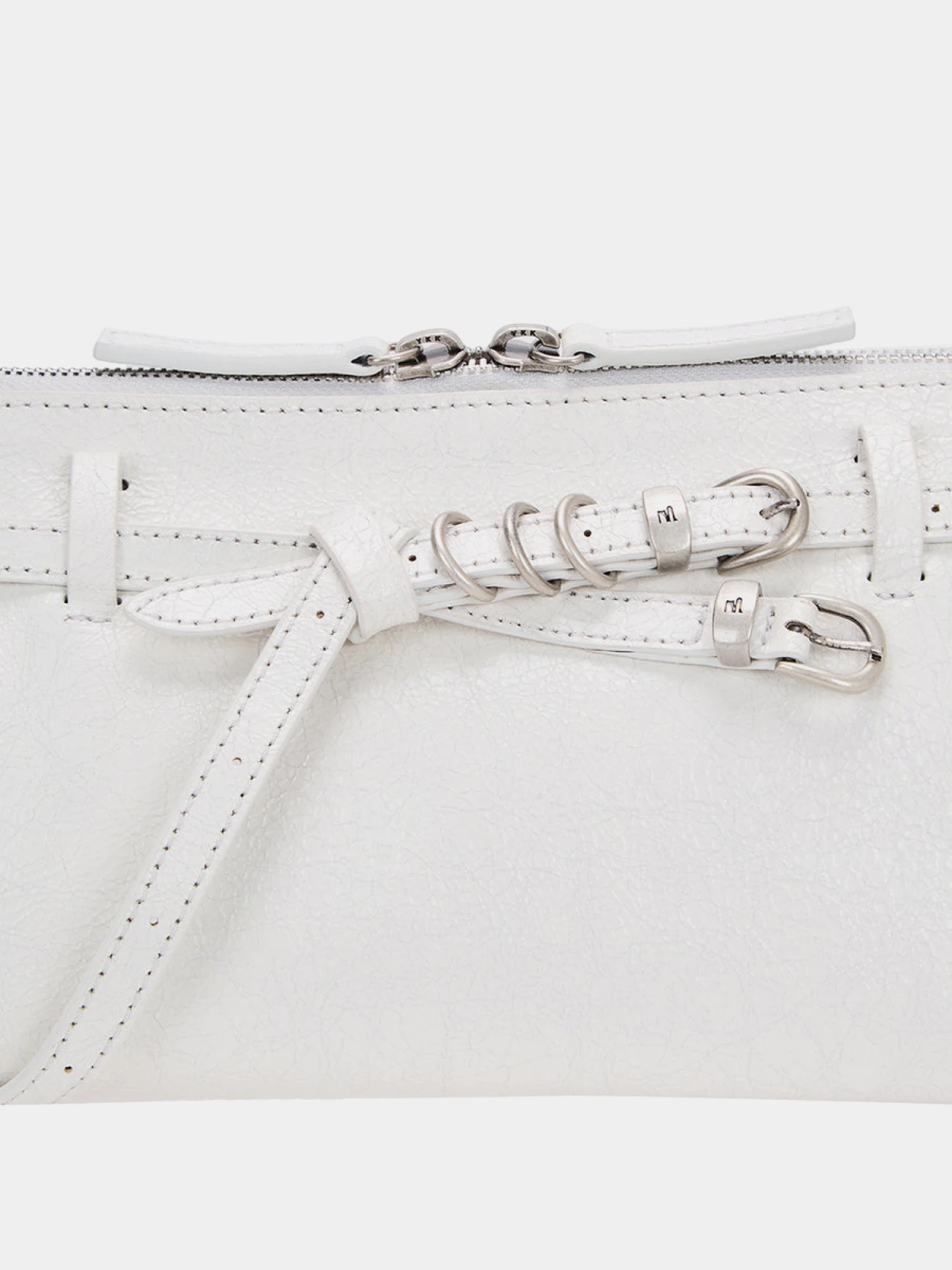 Женская сумка MARGESHERWOOD Grandma Used Sling Off White Cracked