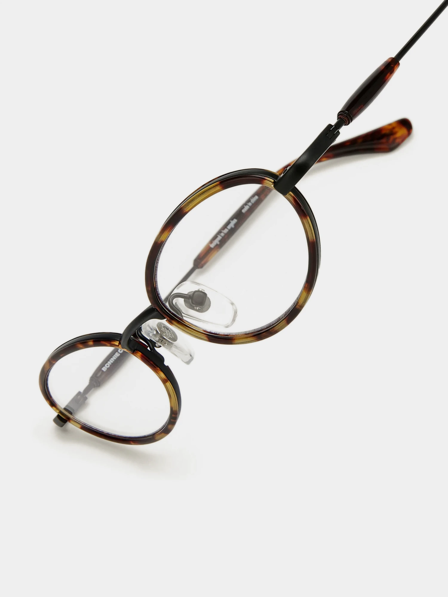 Очки Bonnie Clyde Voodoo Black Brown Tortoise & Clear Lens