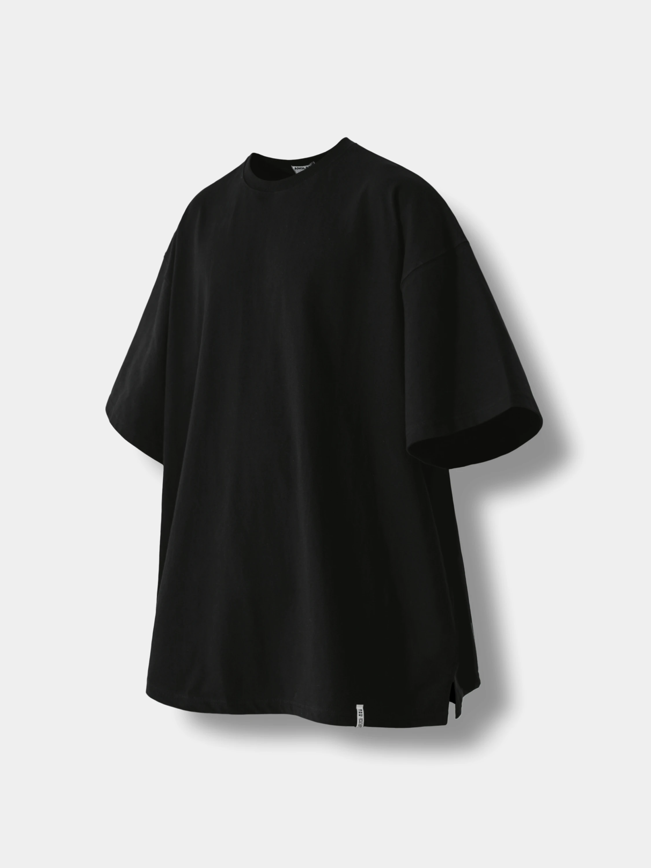Футболка ANGLAN Layered Essential Label Half Tee Black