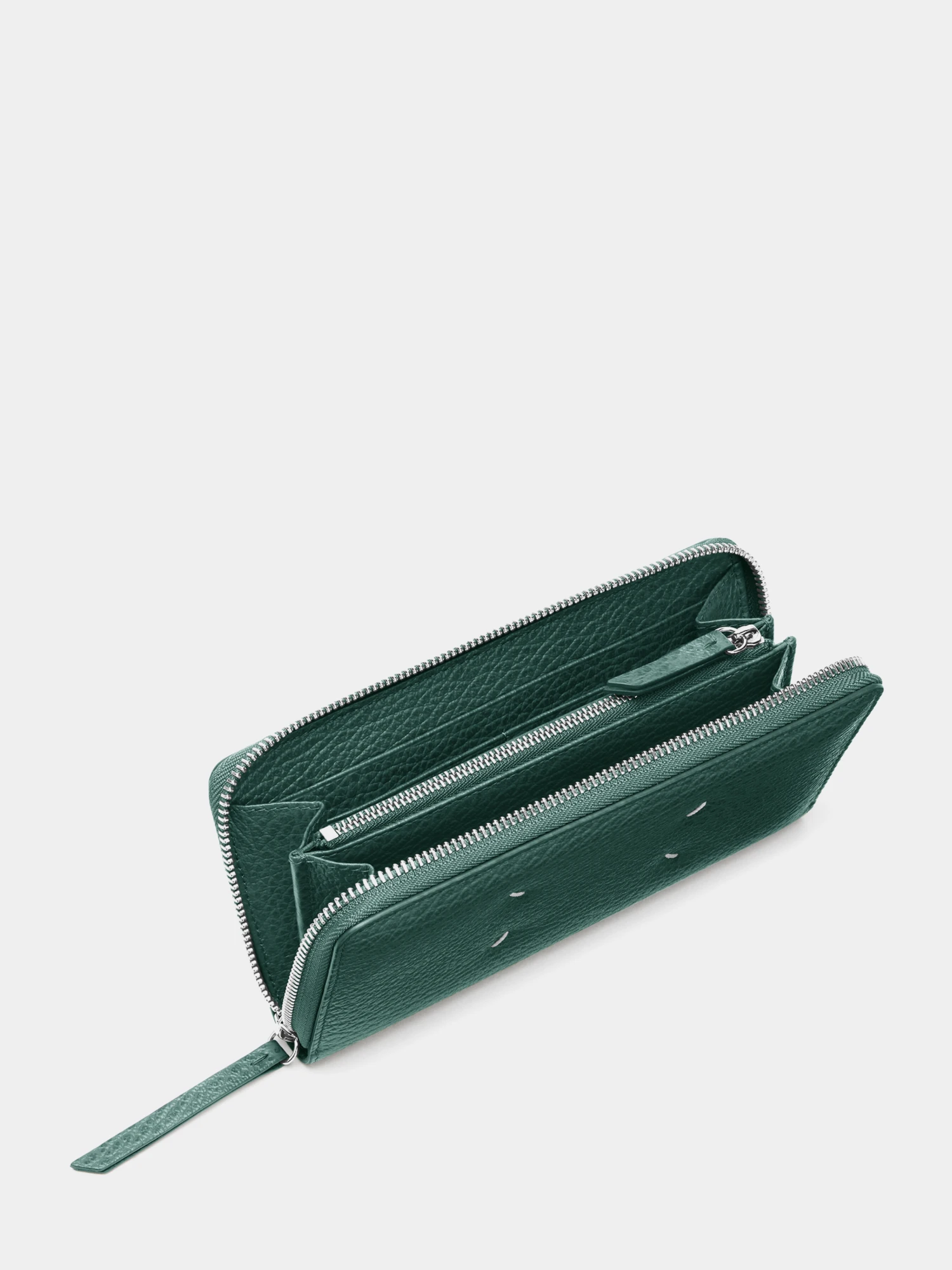 Кошелек Maison Margiela 4 Stitches Zip-Around Green