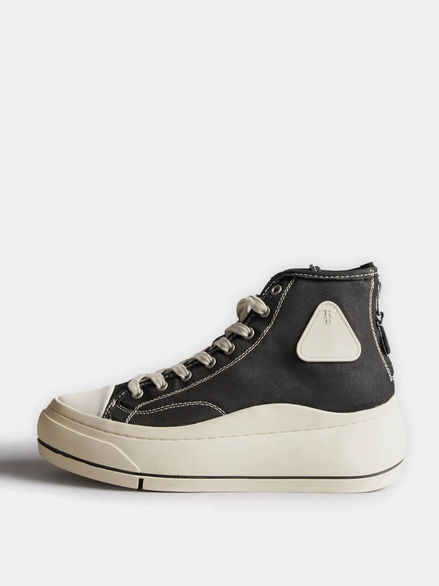 Женские Кеды R13 High Top Black Canvas