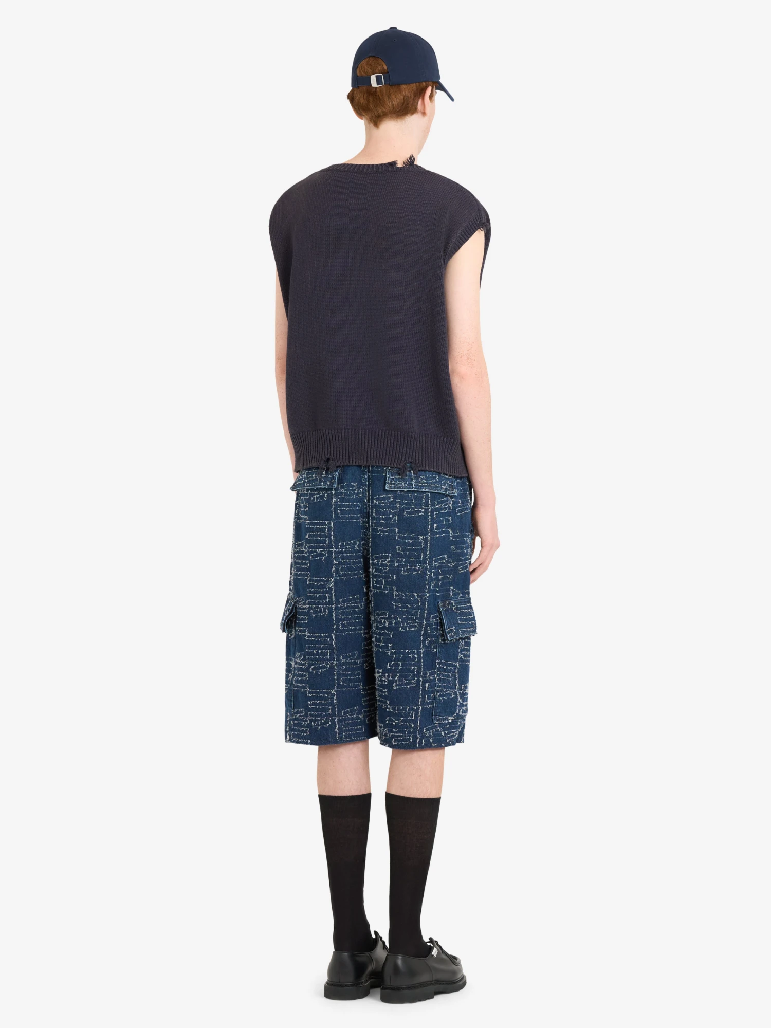 Жилет Études Short Sleeves V-neck Navy