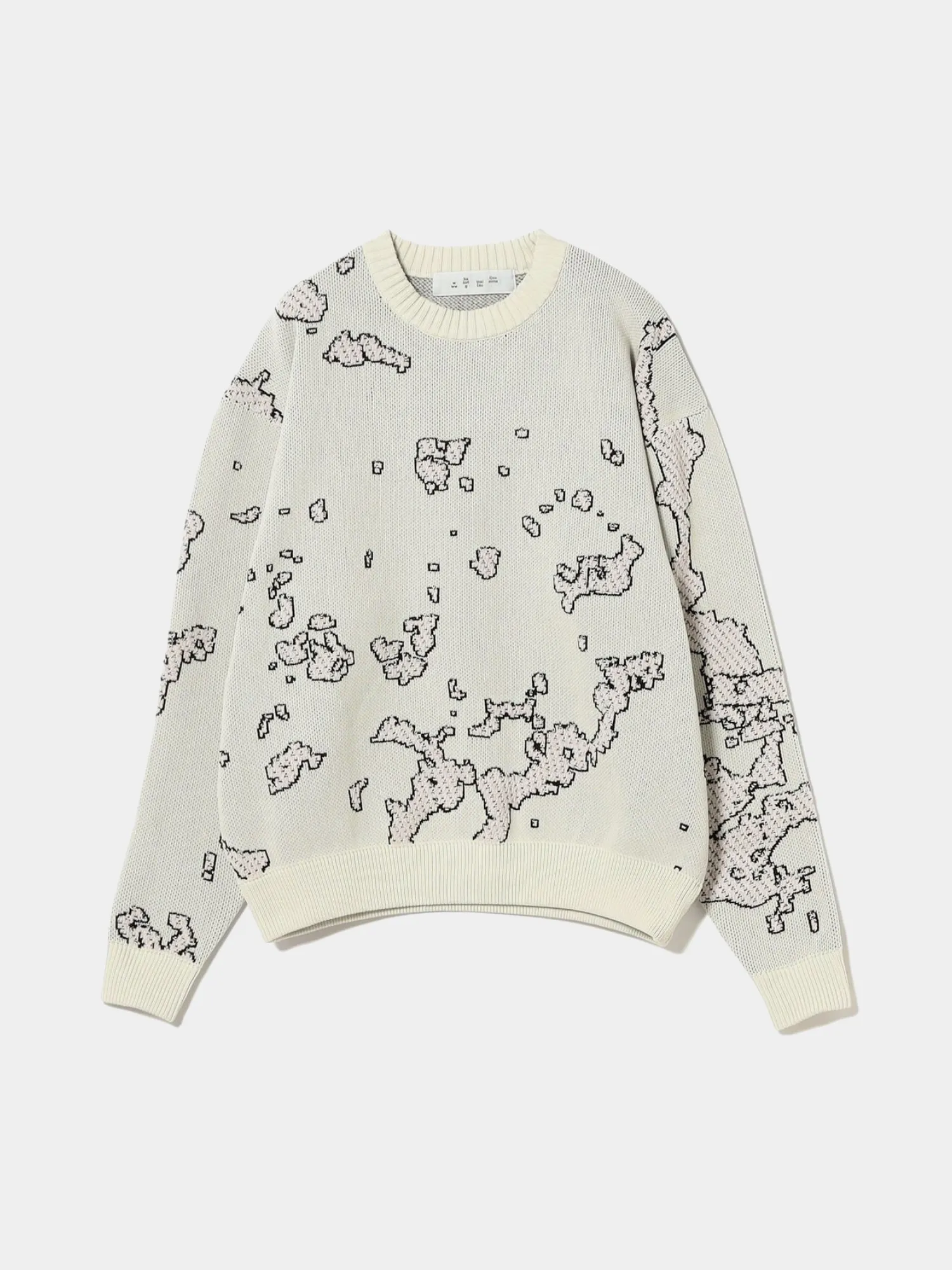 Свитер BAL ORIGINAL Jacquard Cotton Bone