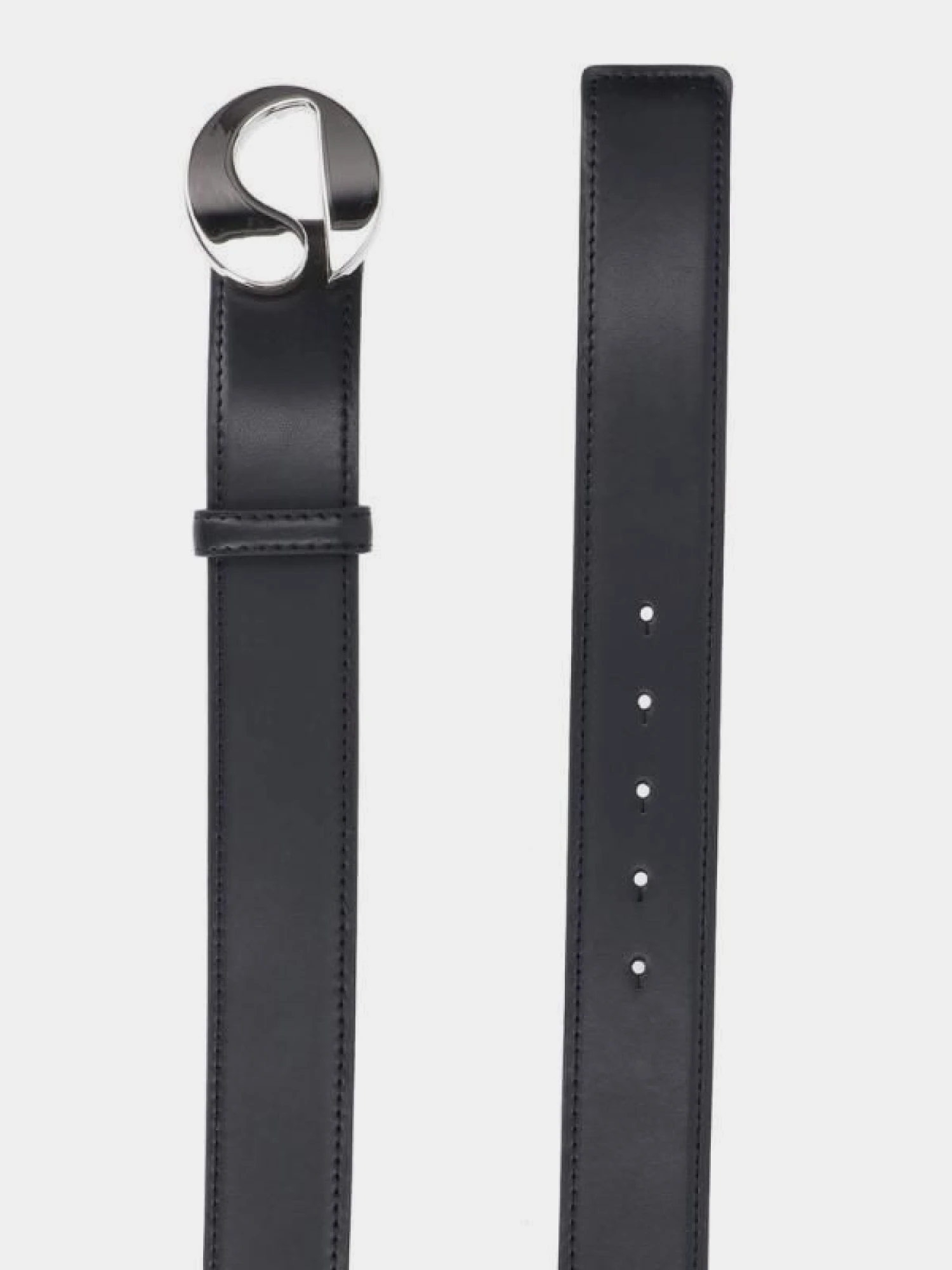 Ремень Coperni COPERNI Logo Leather Belt Black