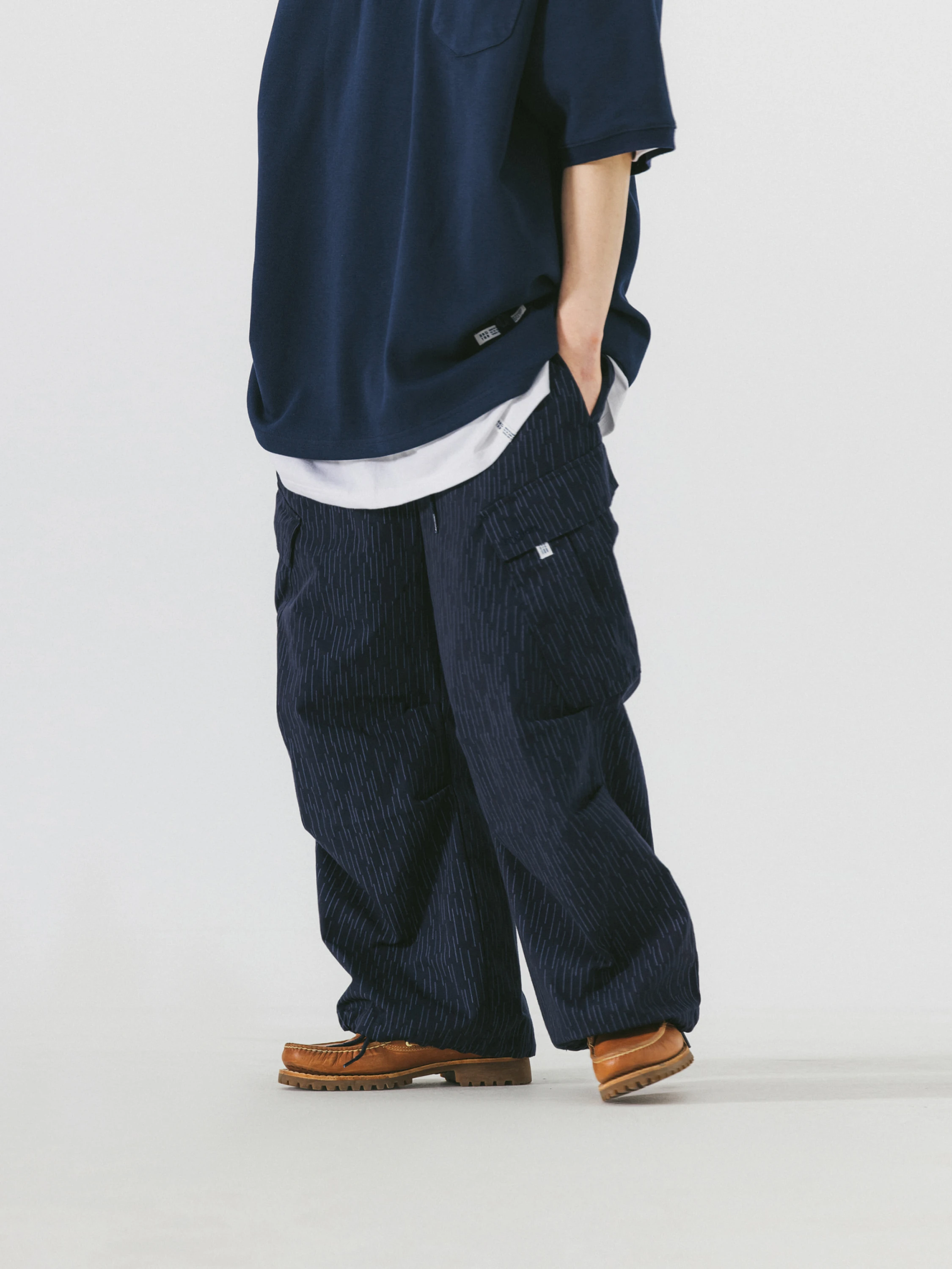 Брюки ANGLAN Camo Oblique Cargo Pants Navy