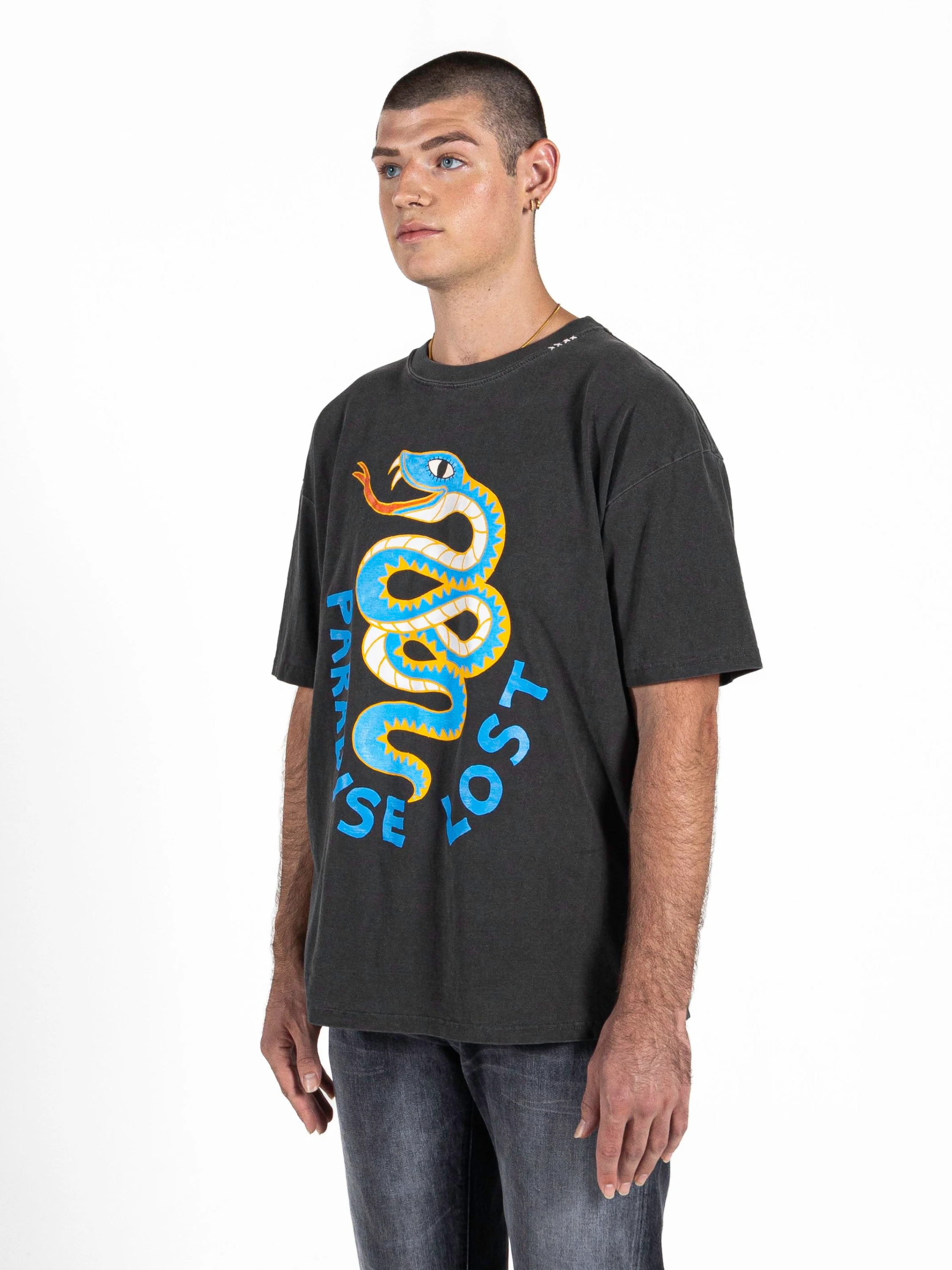 Футболка ALCHEMIST Paradise Snake T-shirt Jet Black