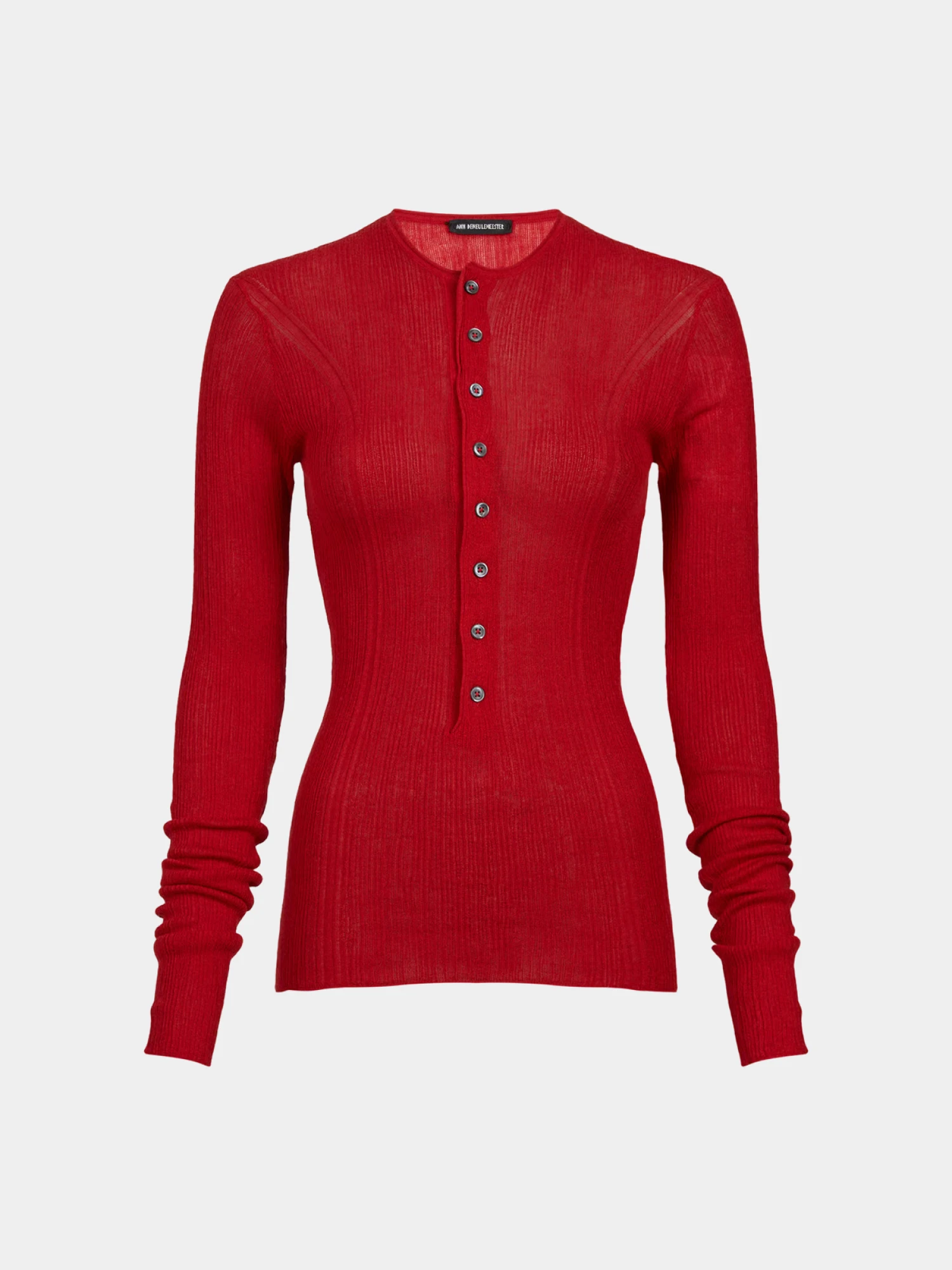 Джемпер Ann Demeulemeester Bori Creponette Rebel Red