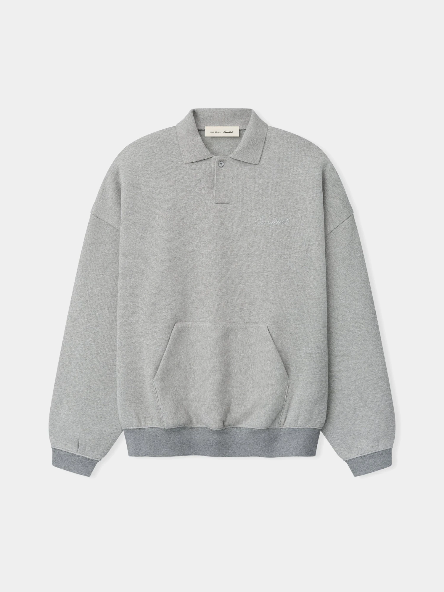 Поло Fear of God ESSENTIALS Signature 90'S Concrete
