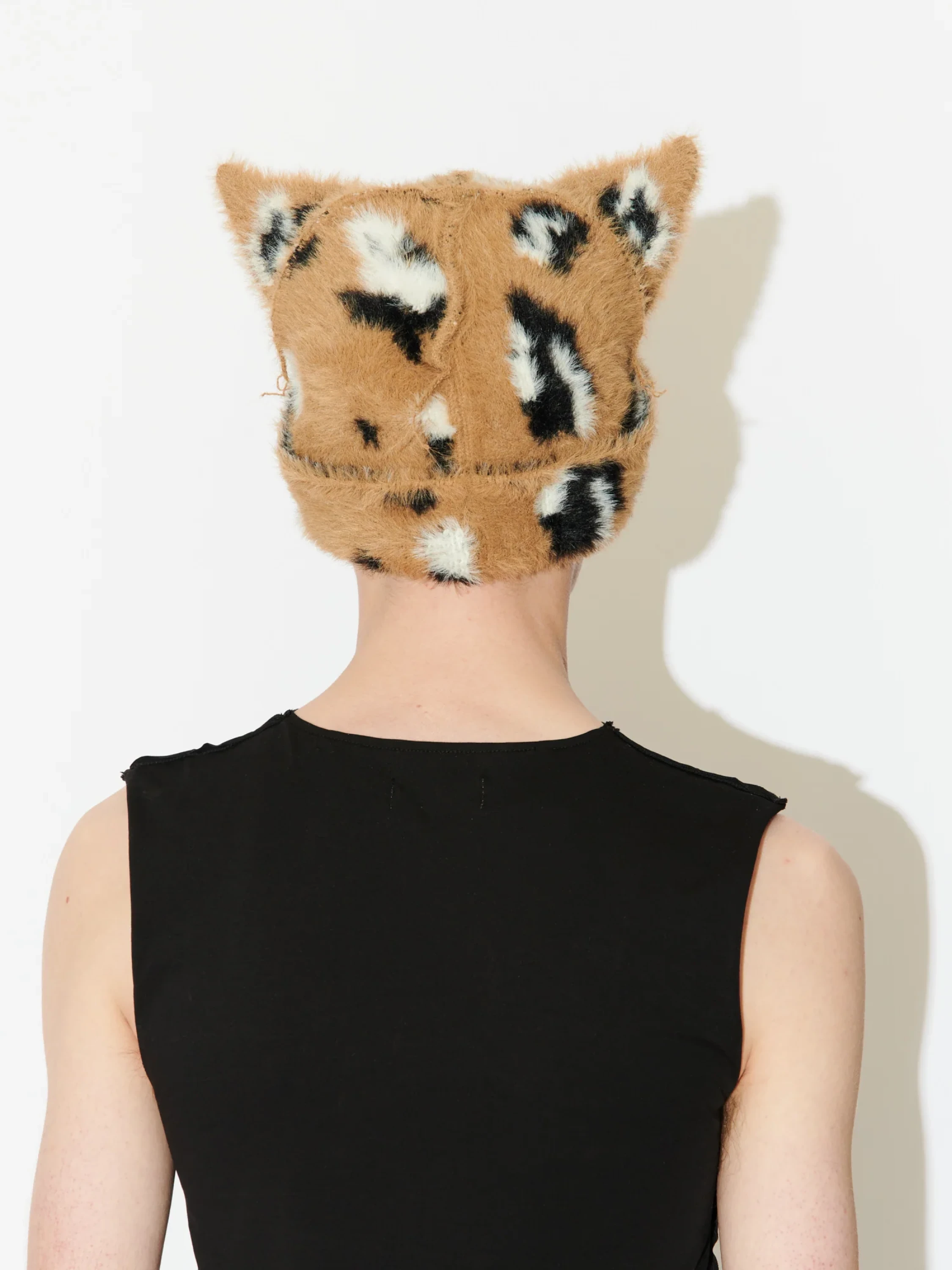 Шапка Charles Jeffrey Loverboy Fluffy Chunky Ears Brown