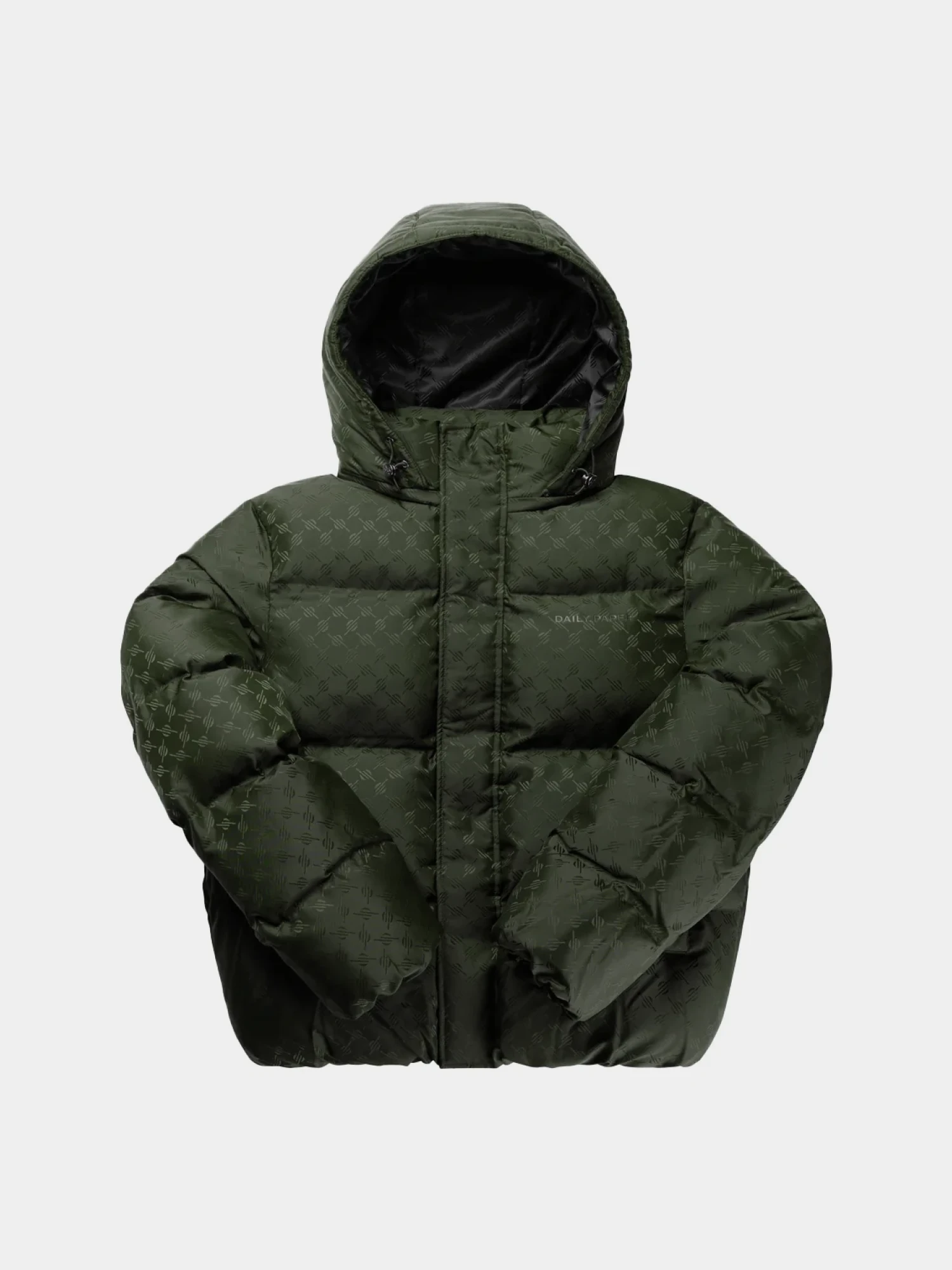 Пуховик Daily Paper Ayan Monogram Rosin Green