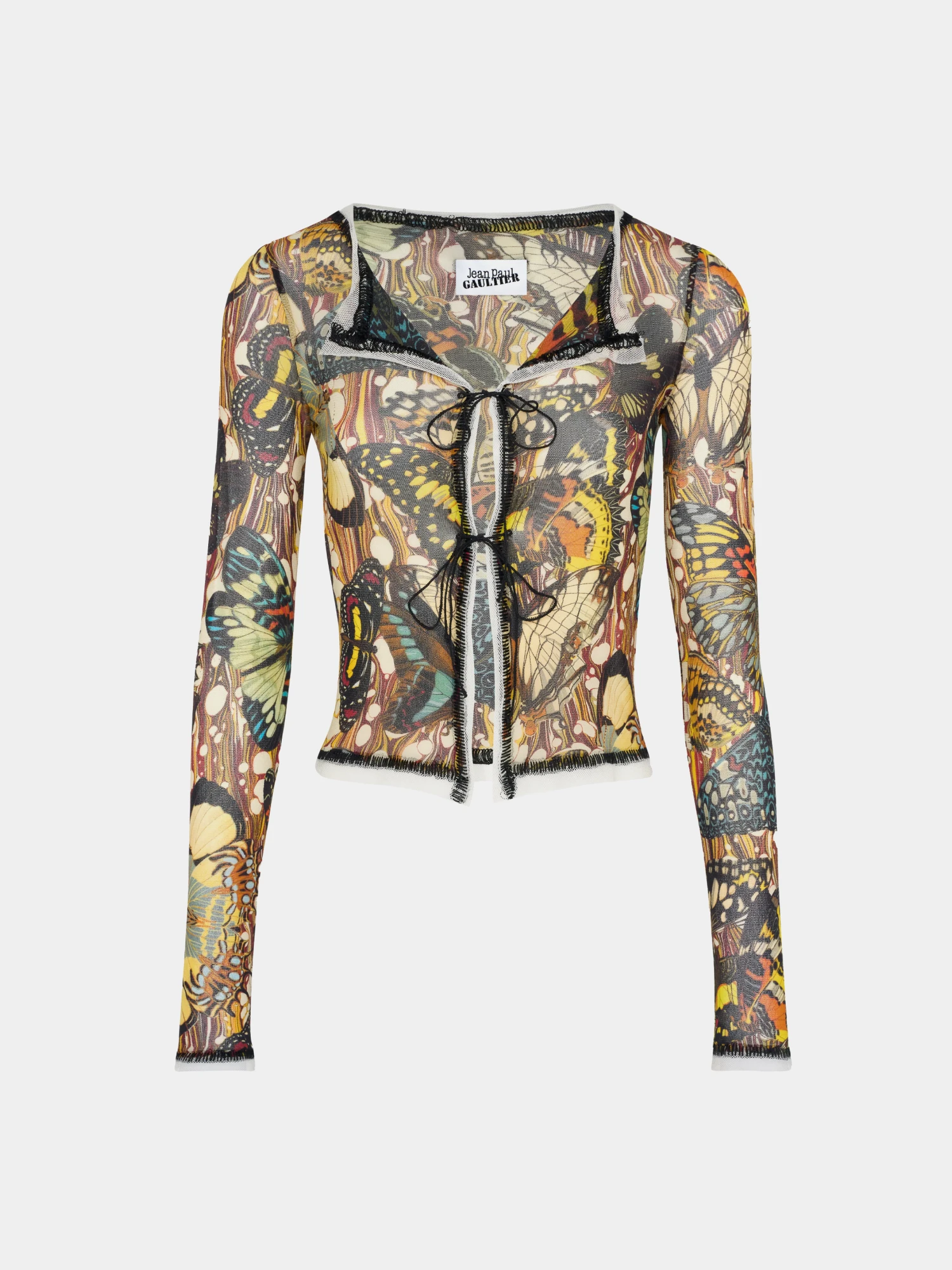 Женский топ Jean Paul Gaultier Re-Edition: "Papillon" Yellow/Multi