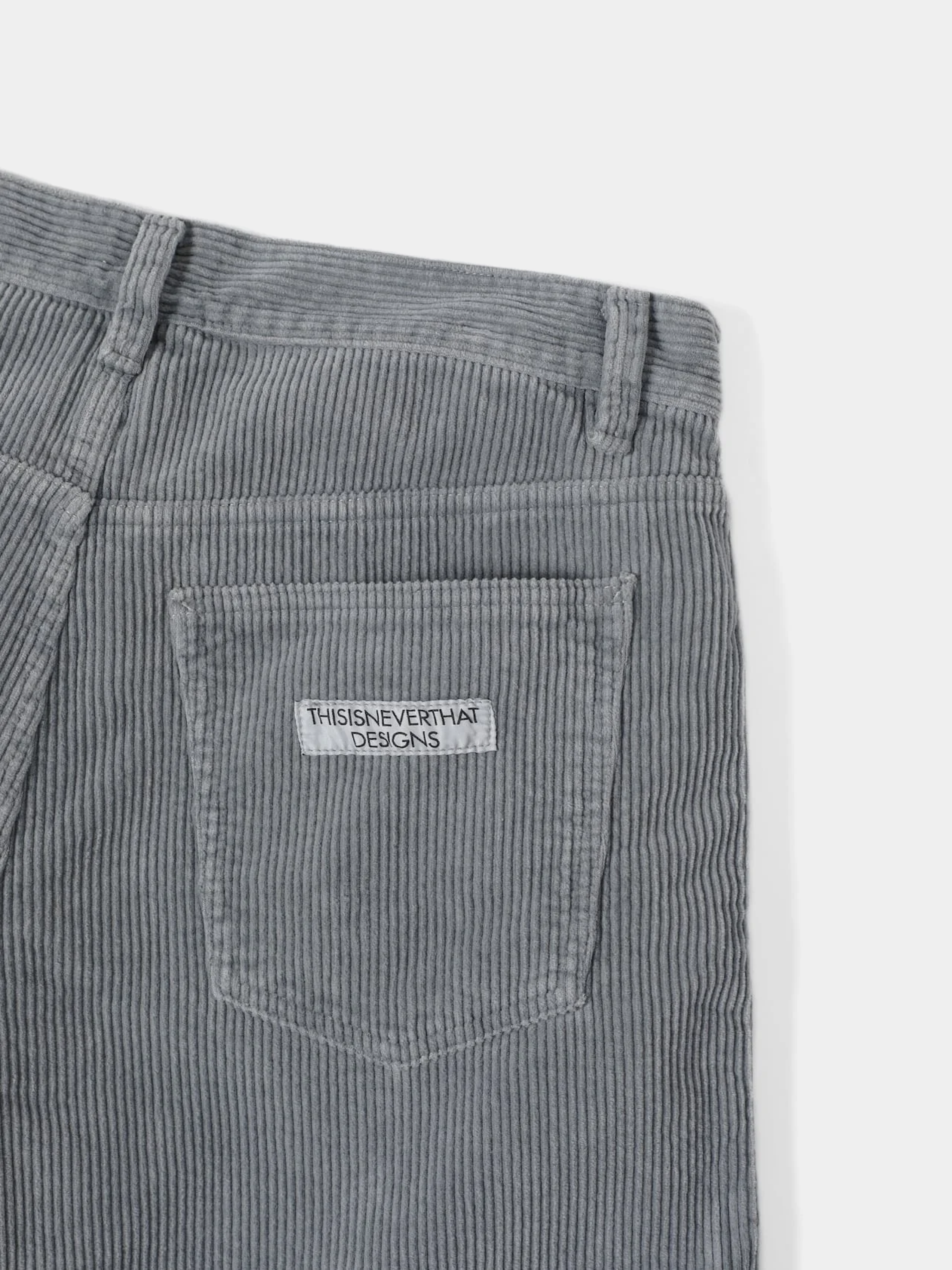 Шорты thisisneverthat Overdyed Corduroy Short Grey