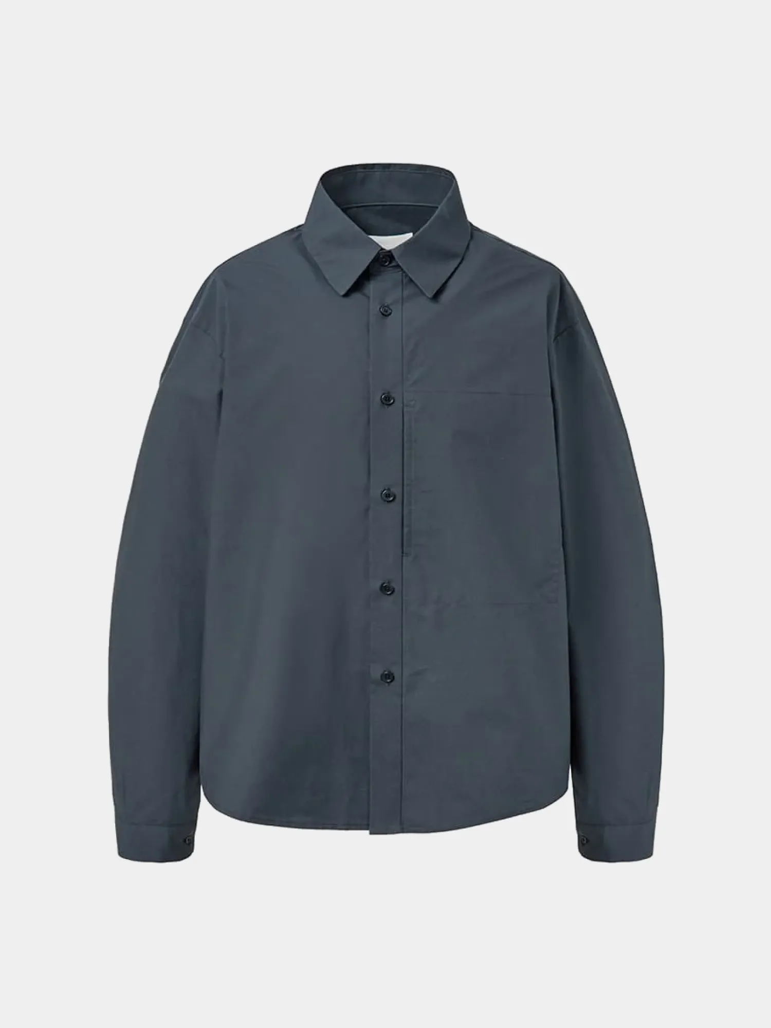 Рубашка AMOMENTO Basic Pocket Navy