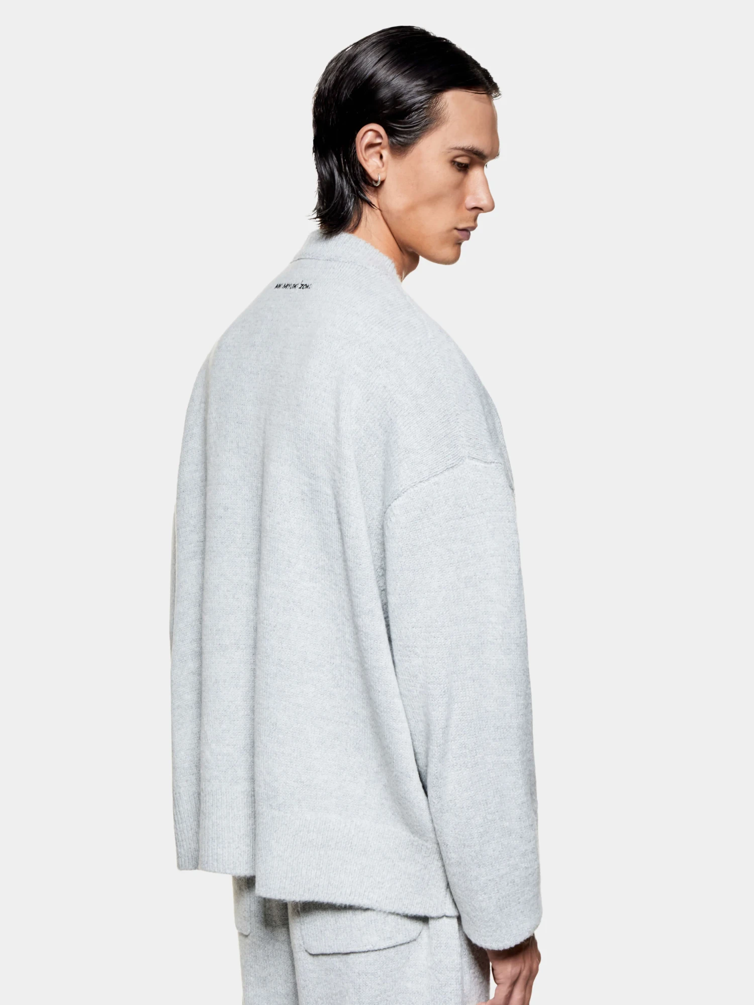 Свитшот MKI MIYUKI ZOKU Mohair Blend Knit Light Grey