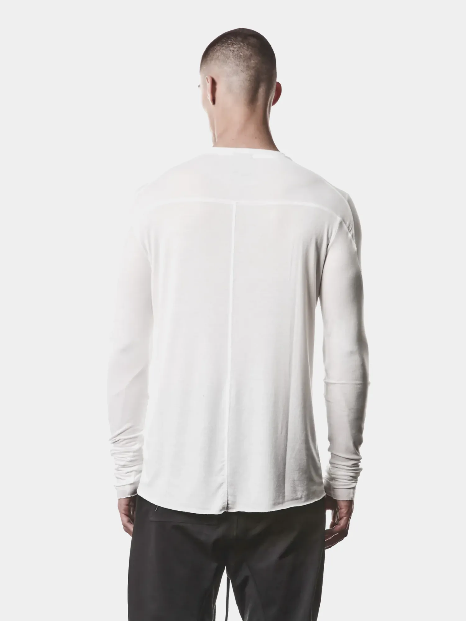 Лонгслив thom/krom M TS 953 Off White