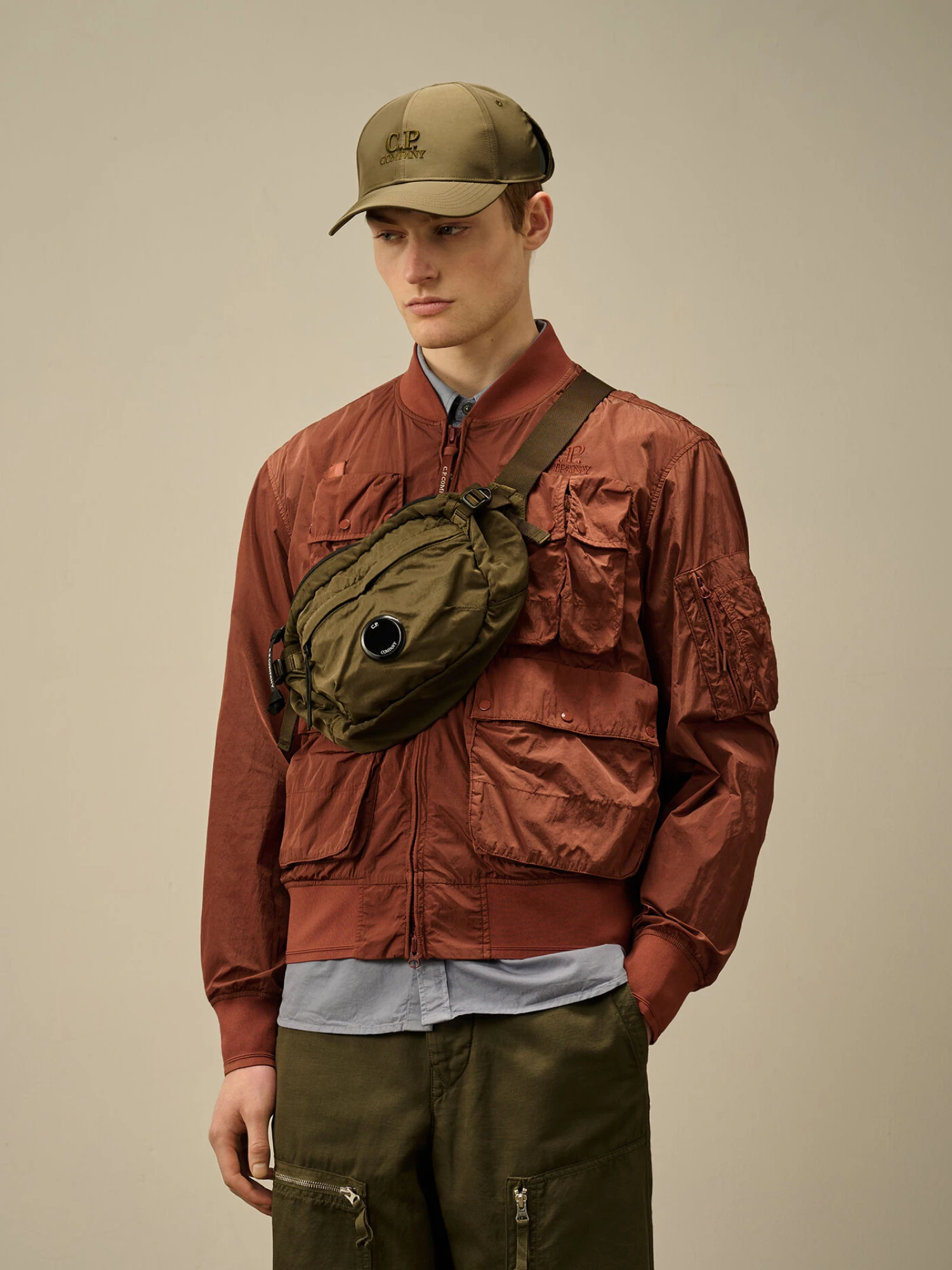 Сумка C.P. Company Nylon B Crossbody Pack Ivy Green