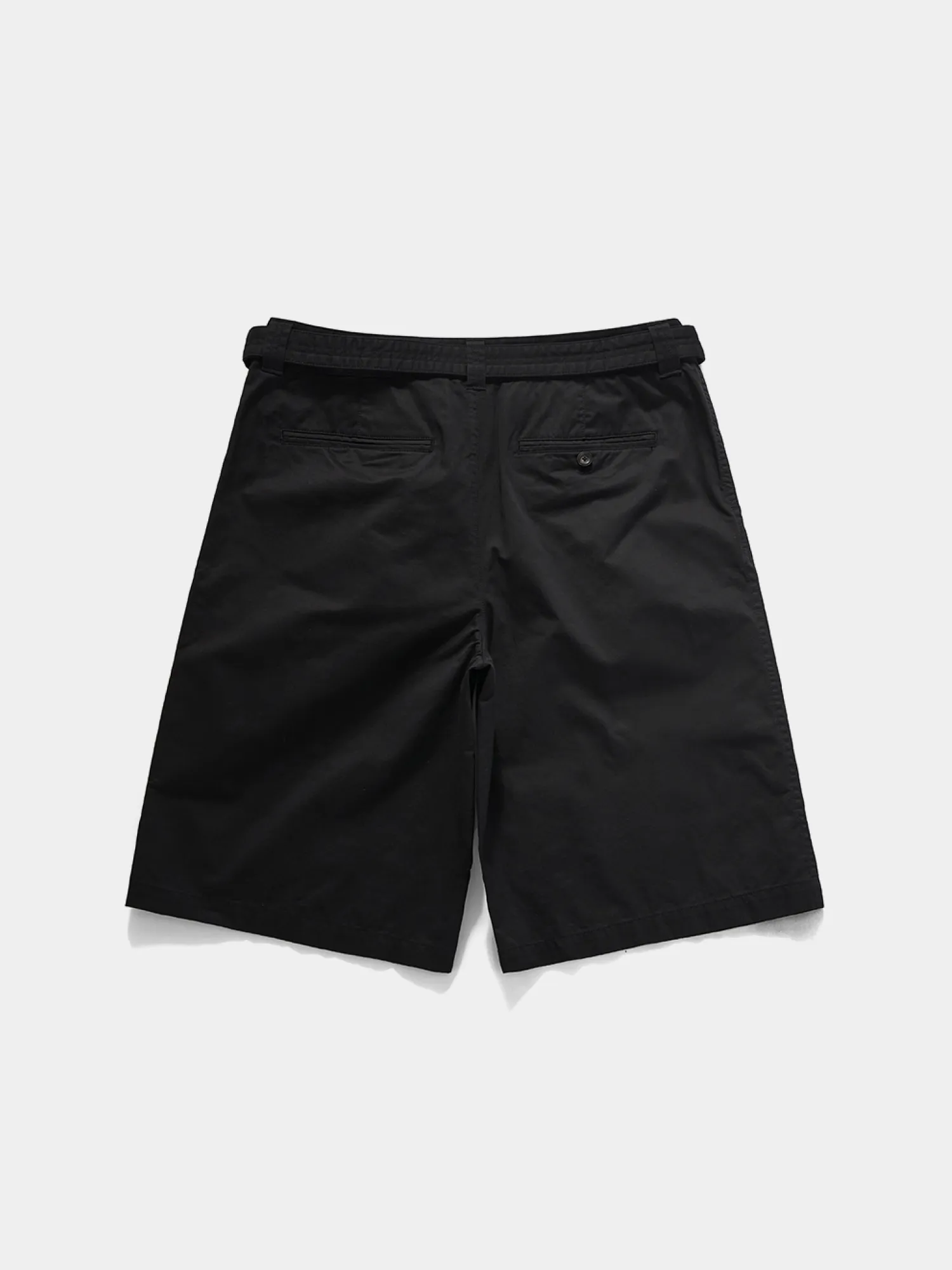 Шорты UNAFFECTED Belted One Tuck Black