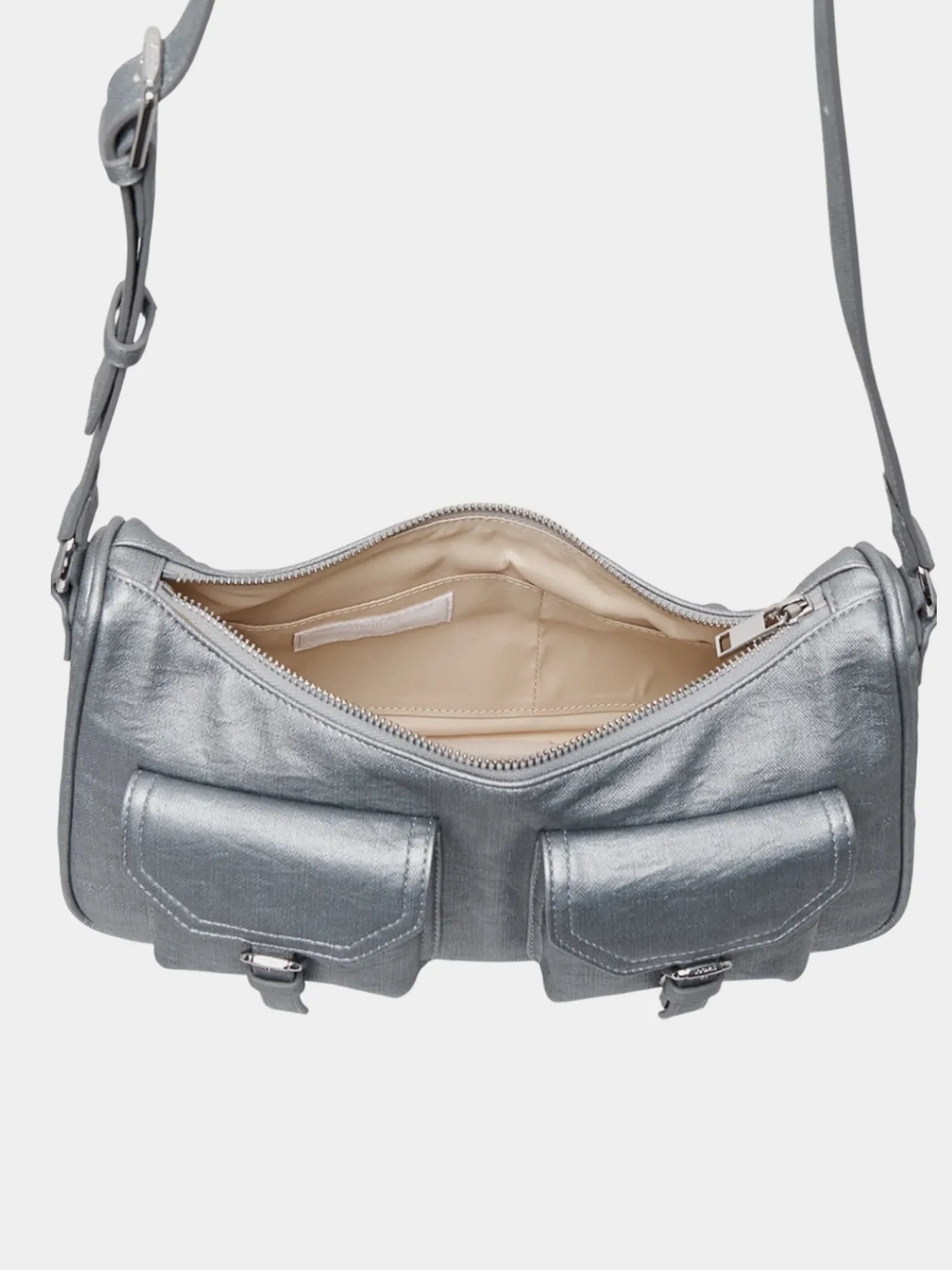 Женская сумка STAND OIL Joey Bag Mini Denim Silver