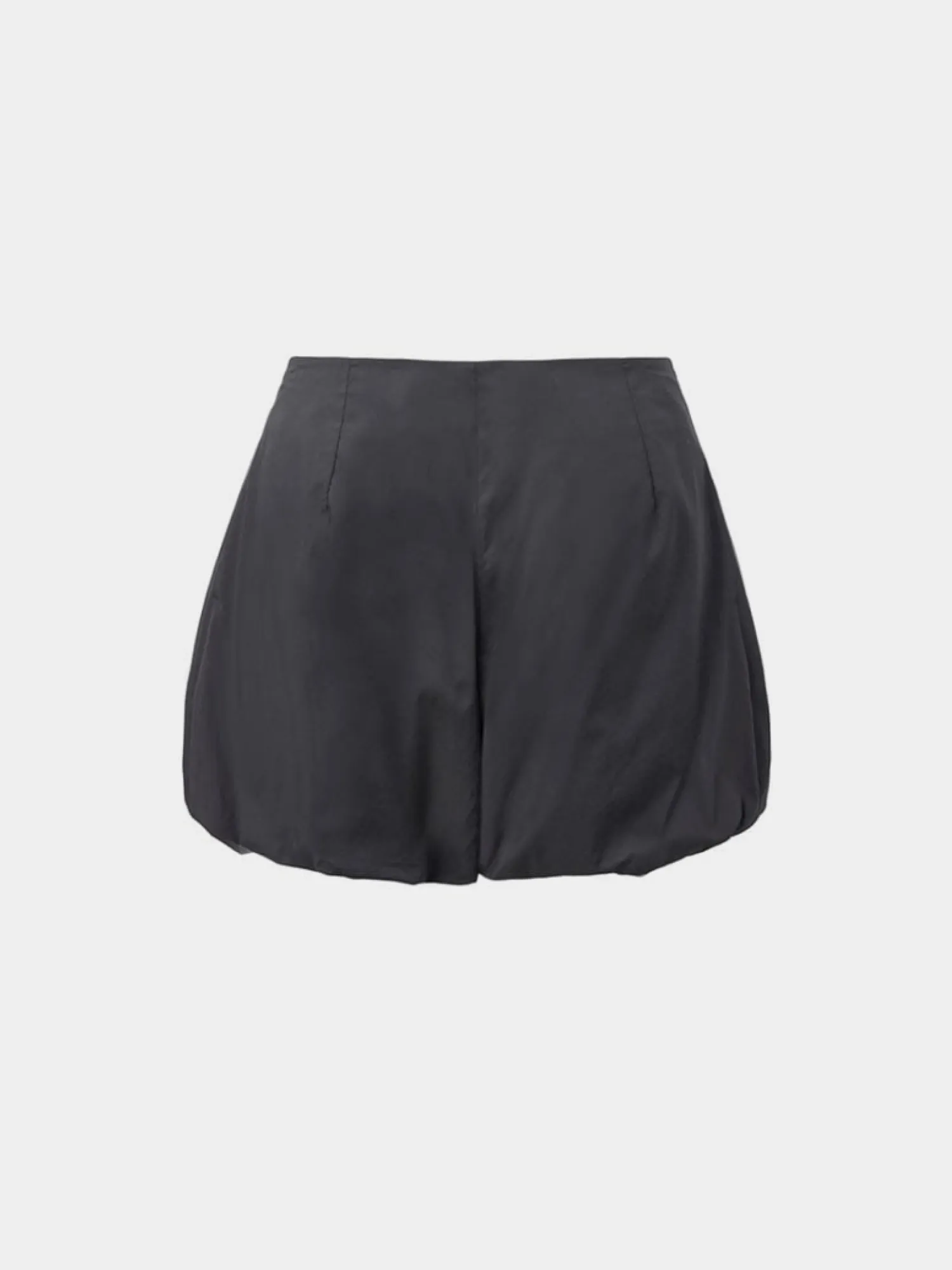 Женские шорты AMOMENTO Cotton Volume Shirring Charcoal