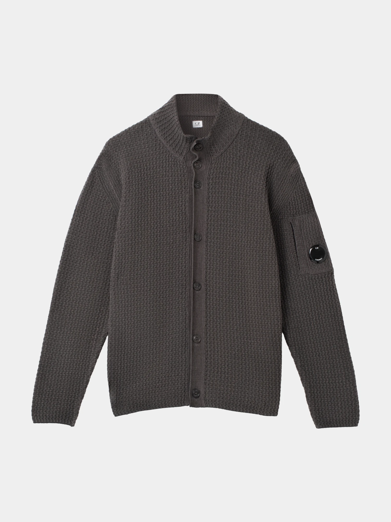 Кардиган C.P. Company Cotton Chenille Button Dark Shadow