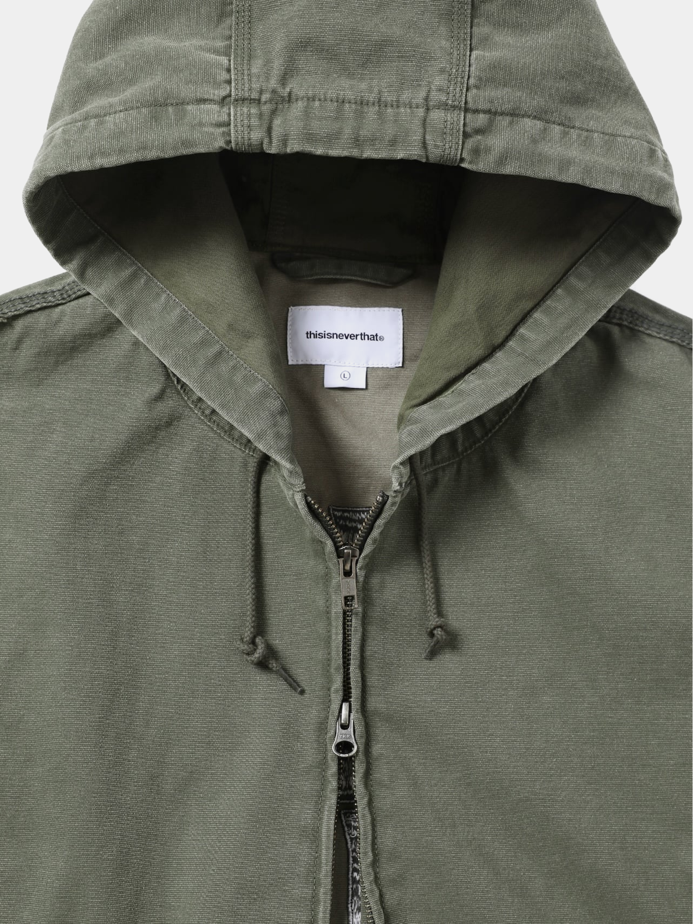 Джинсовая куртка thisisneverthat Washed Carpenter Olive Drab